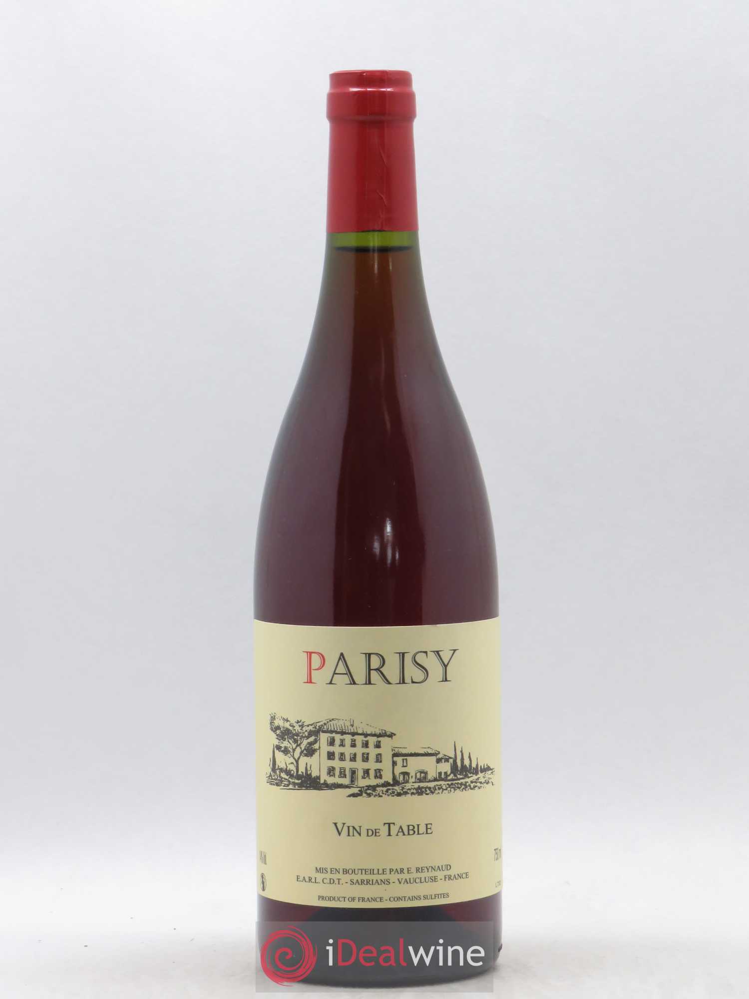 Vin de Table Parisy Emmanuel Reynaud - Lot de 1 bouteille - 0