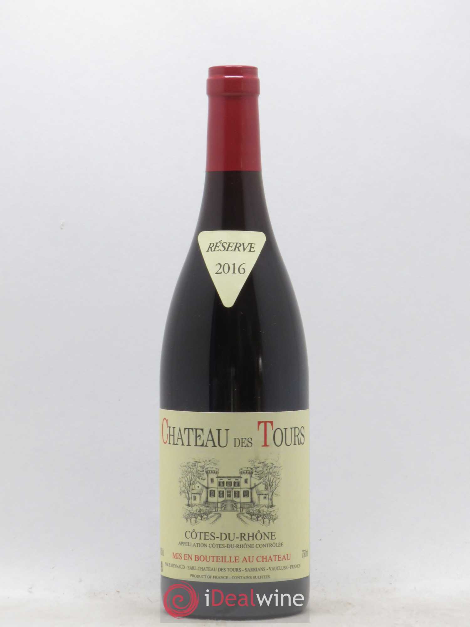 Côtes-du-Rhône Château des Tours Emmanuel Reynaud 2016 - Lot de 1 bouteille - 0