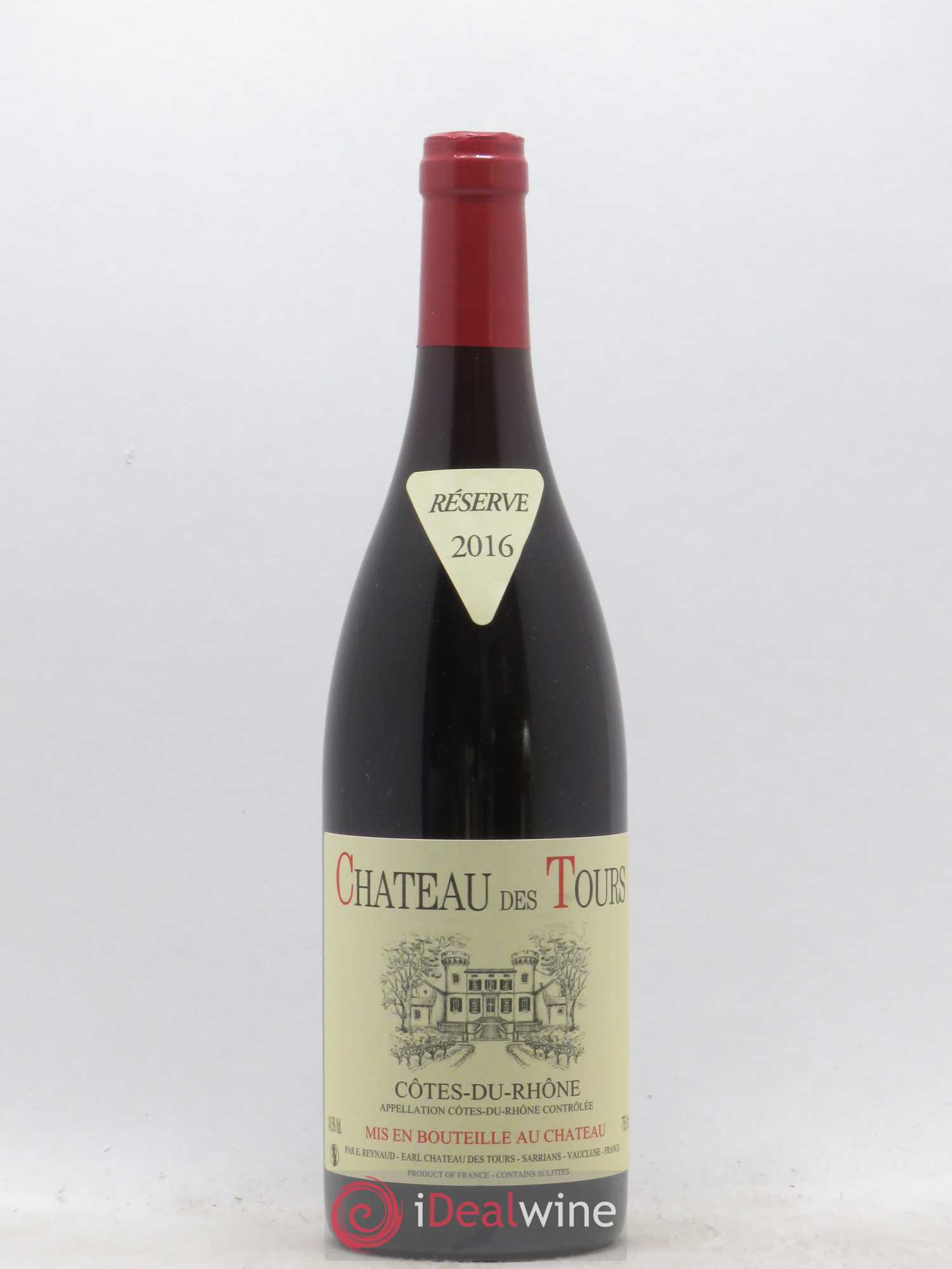 Côtes-du-Rhône Château des Tours Emmanuel Reynaud 2016 - Lot de 1 bouteille - 0