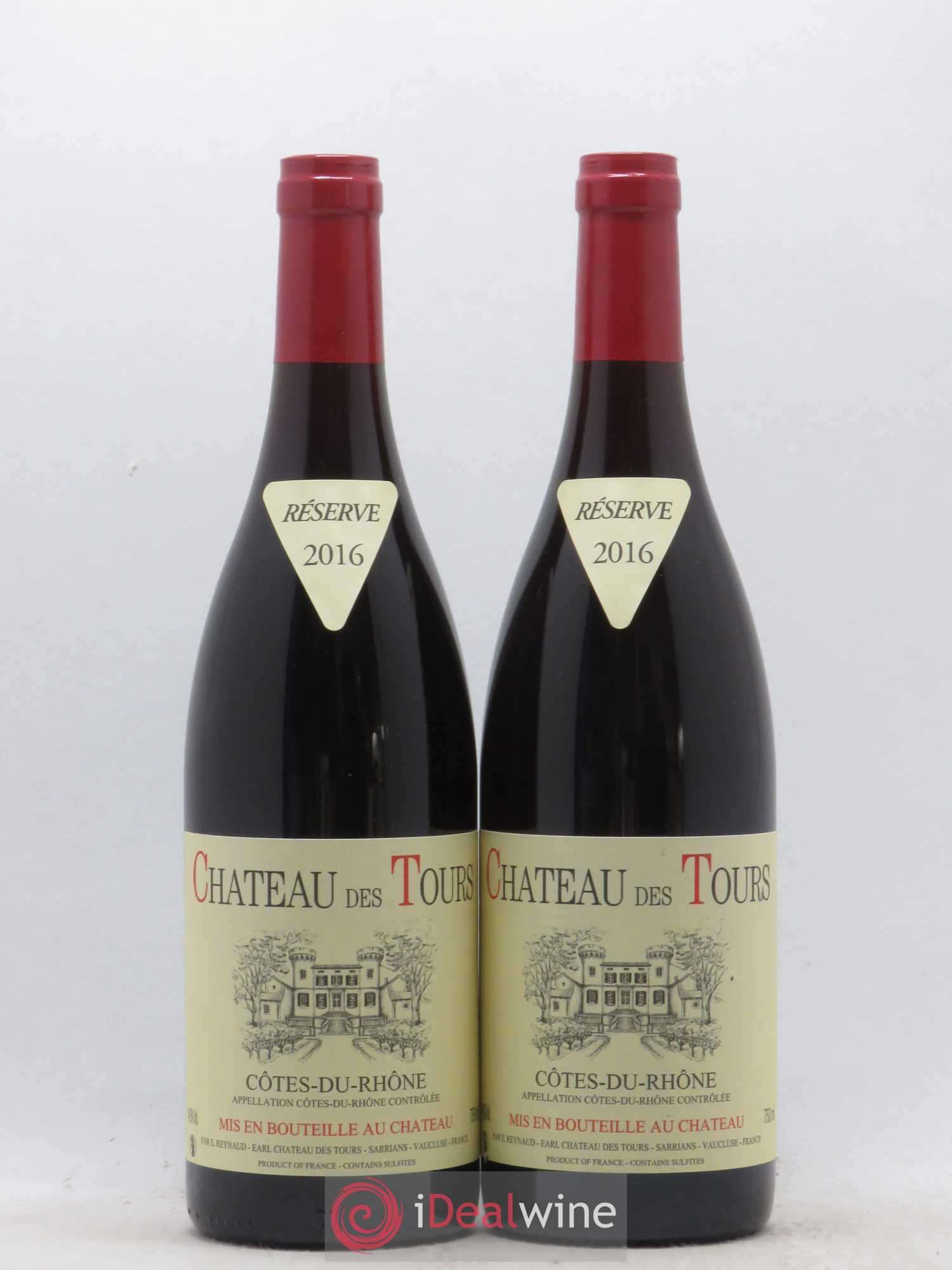 Côtes-du-Rhône Château des Tours Emmanuel Reynaud 2016 - Lot de 2 bouteilles - 0