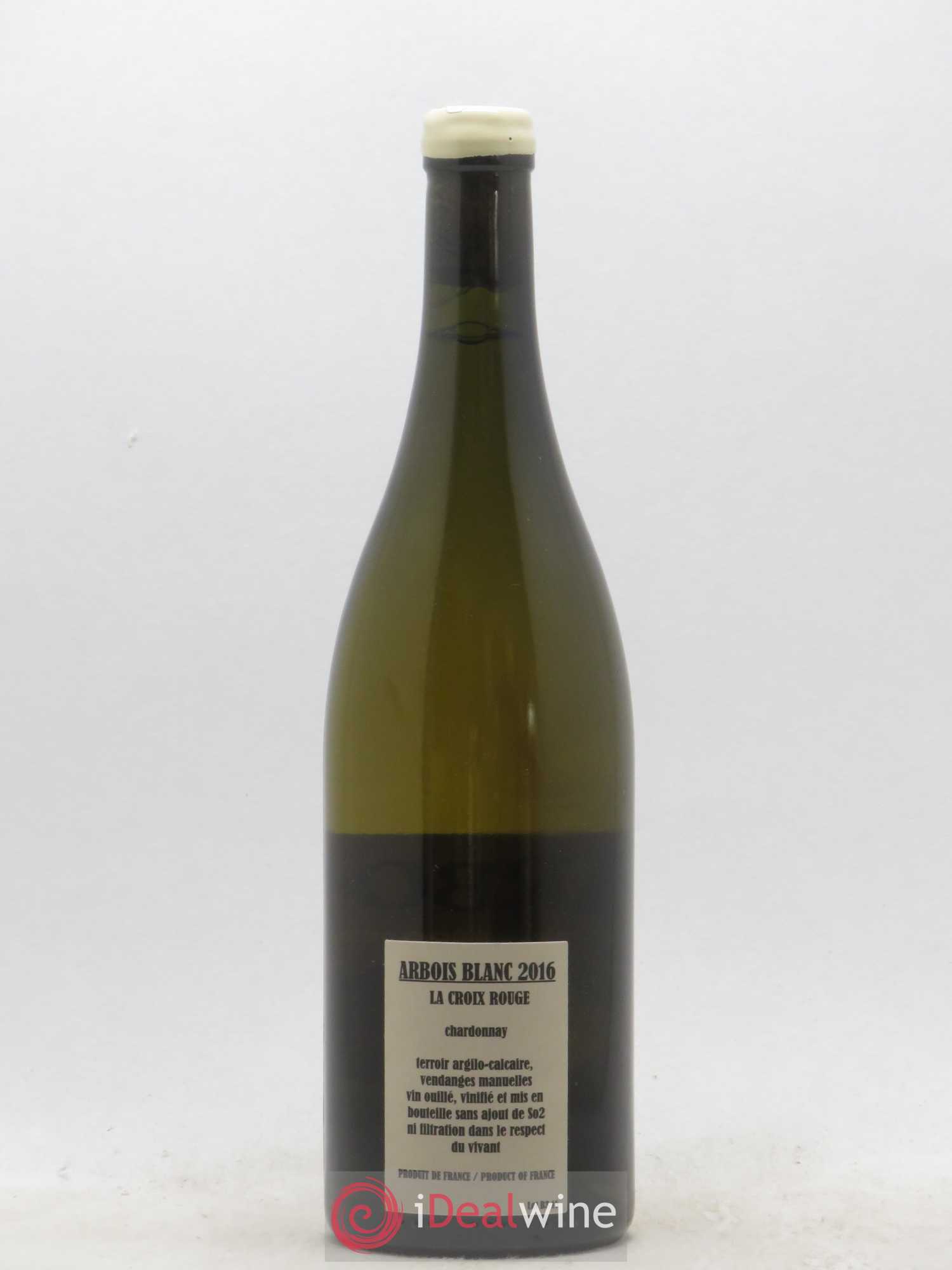 Arbois Chardonnay La Croix Rouge Adeline Houillon & Renaud Bruyère 2016 - Lot de 1 bouteille - 1