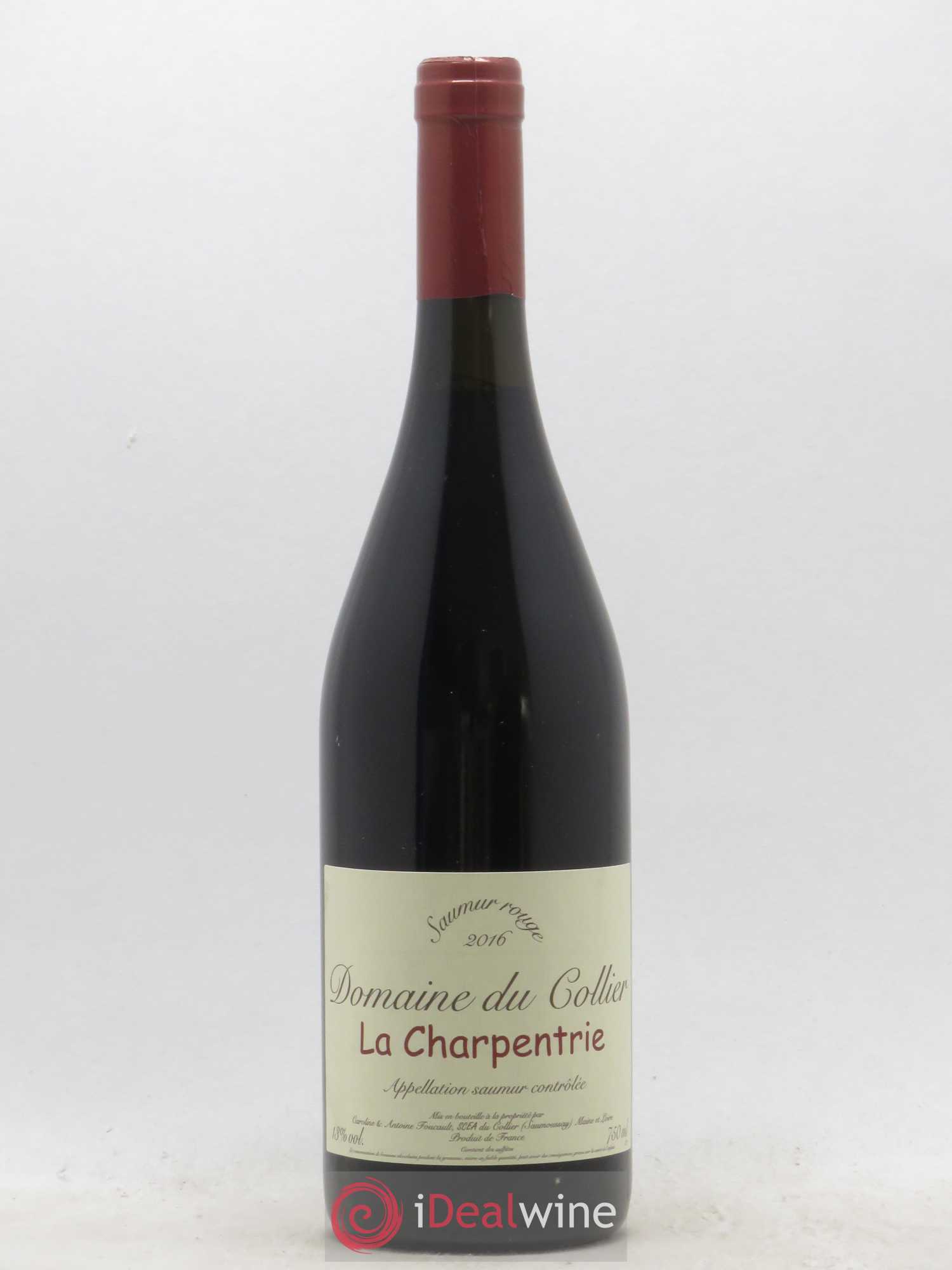 Saumur La Charpentrie Domaine du Collier 2016 - Lot de 1 bouteille - 0