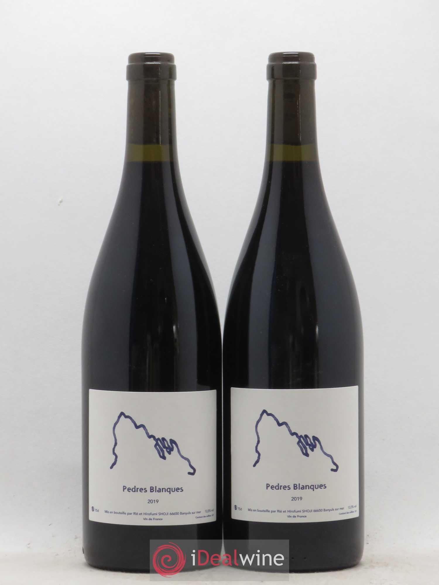 Vin de France Pedres Blanques Rié et Hirofumi Shoji 2019 - Lot de 2 bouteilles - 0