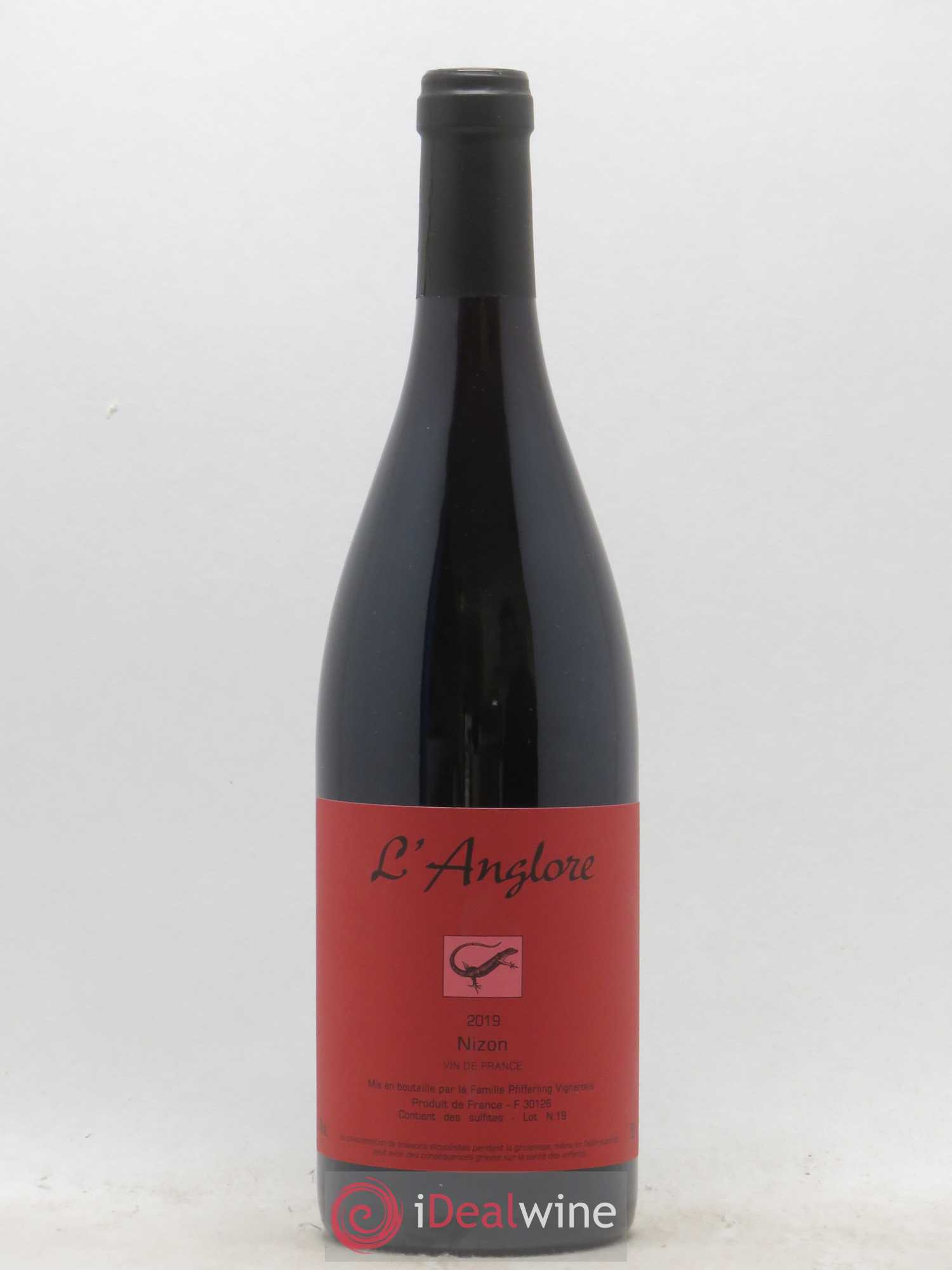 Vin de France Nizon L'Anglore 2019 - Lot de 1 bouteille - 0