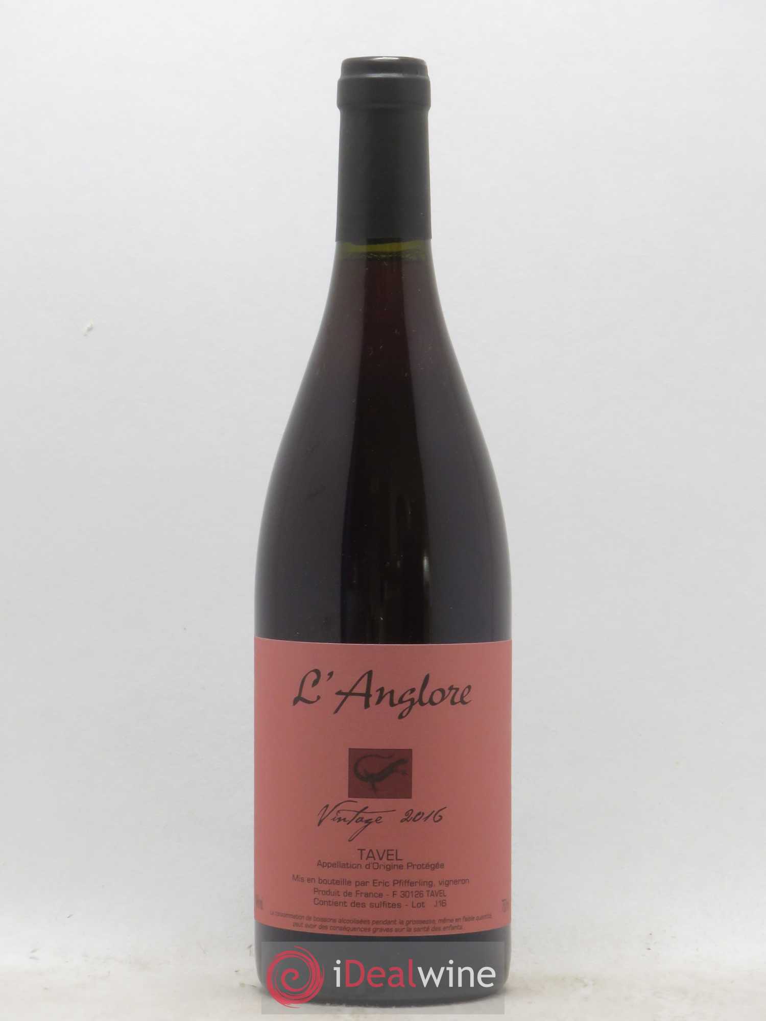 Tavel Vintage L'Anglore 2016 - Lot de 1 bouteille - 0