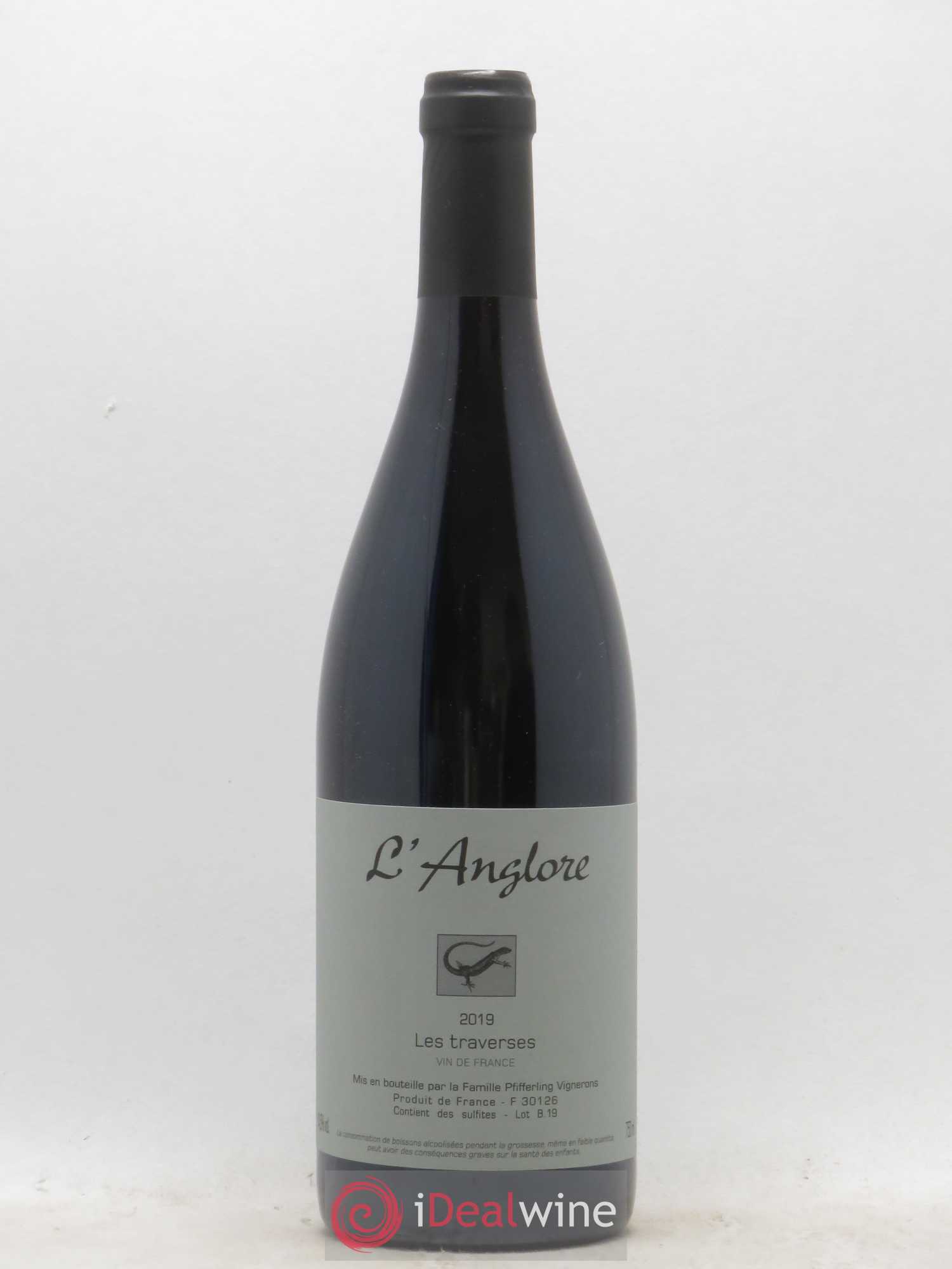 Vin de France Les Traverses L'Anglore 2019 - Lot de 1 bouteille - 0