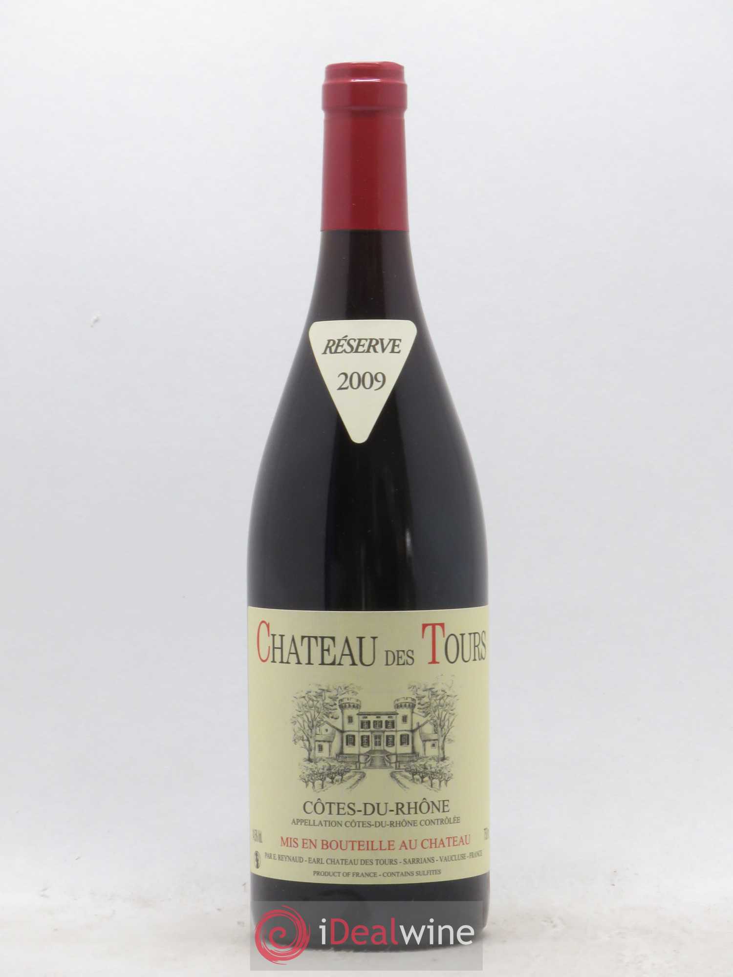 Côtes-du-Rhône Château des Tours Emmanuel Reynaud 2009 - Lot de 1 bouteille - 0