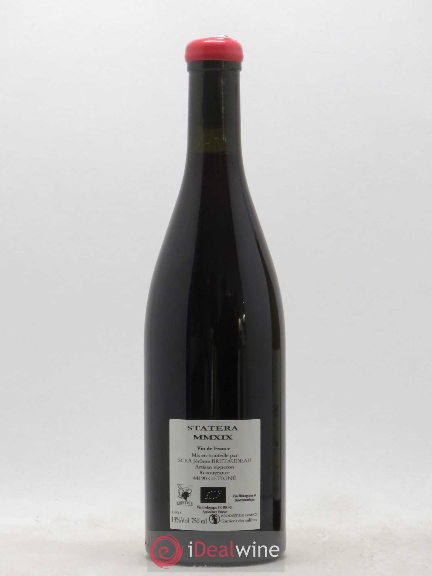 Vin de France Statera Jérôme Bretaudeau - Domaine de Bellevue 2019 - Lot de 1 bouteille - 1
