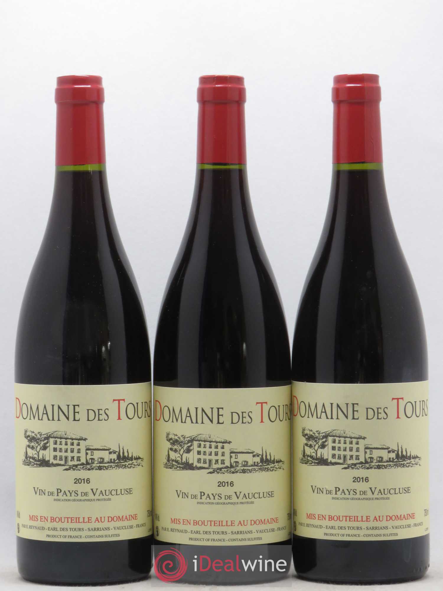 Vaucluse (Vin de Pays de Vaucluse) Domaine des Tours Emmanuel Reynaud 2016 - Lot de 6 bouteilles - 2