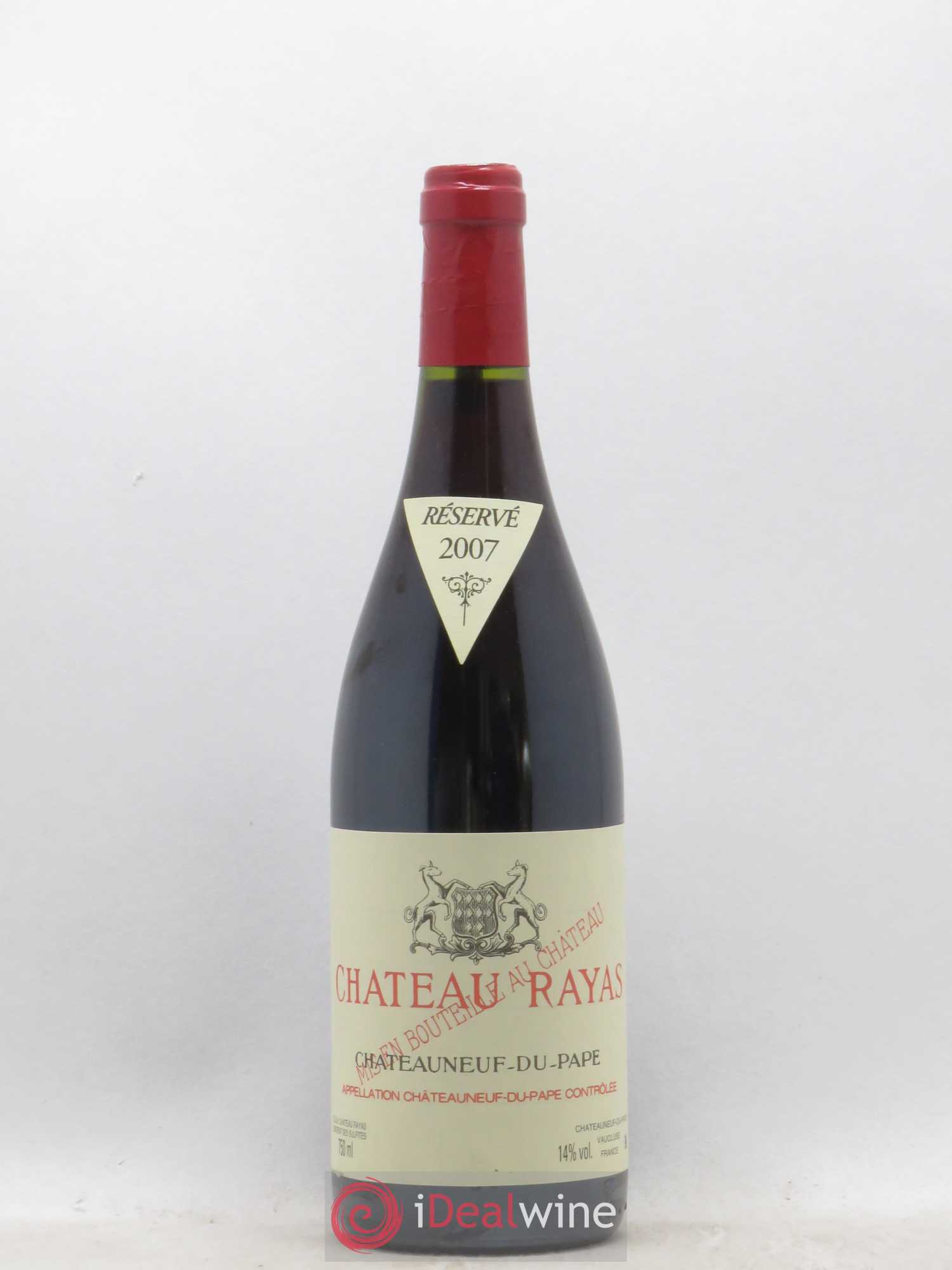 Châteauneuf-du-Pape Château Rayas Emmanuel Reynaud 2007 - Lot de 1 bouteille - 0