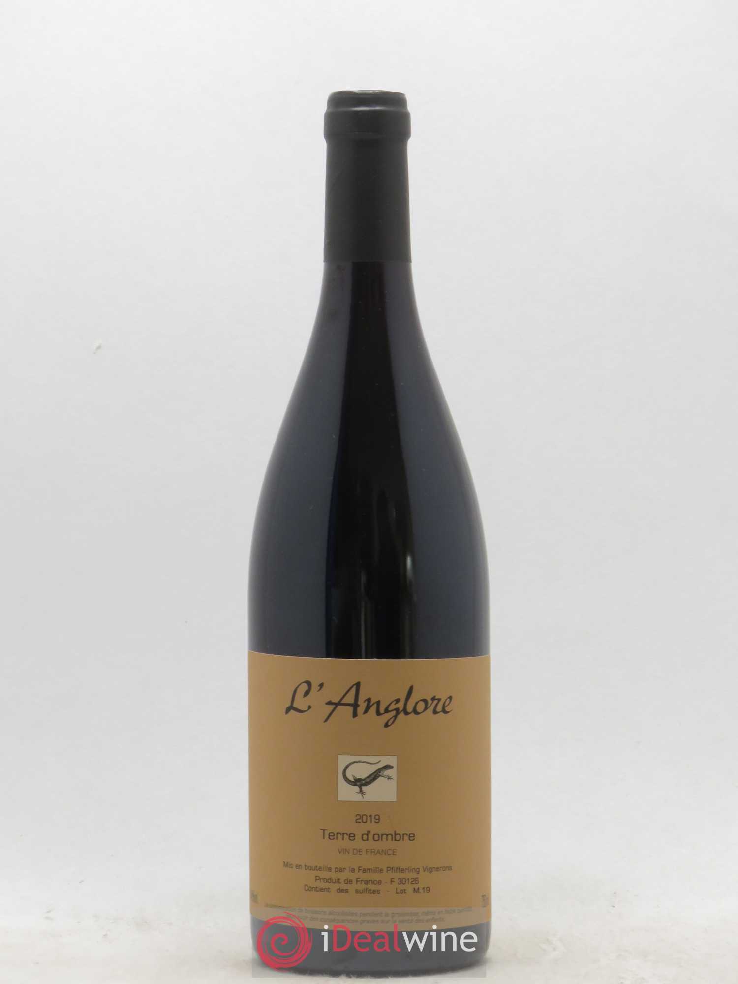 Vin de France Terre d'Ombre L'Anglore 2019 - Lot de 1 bouteille - 0