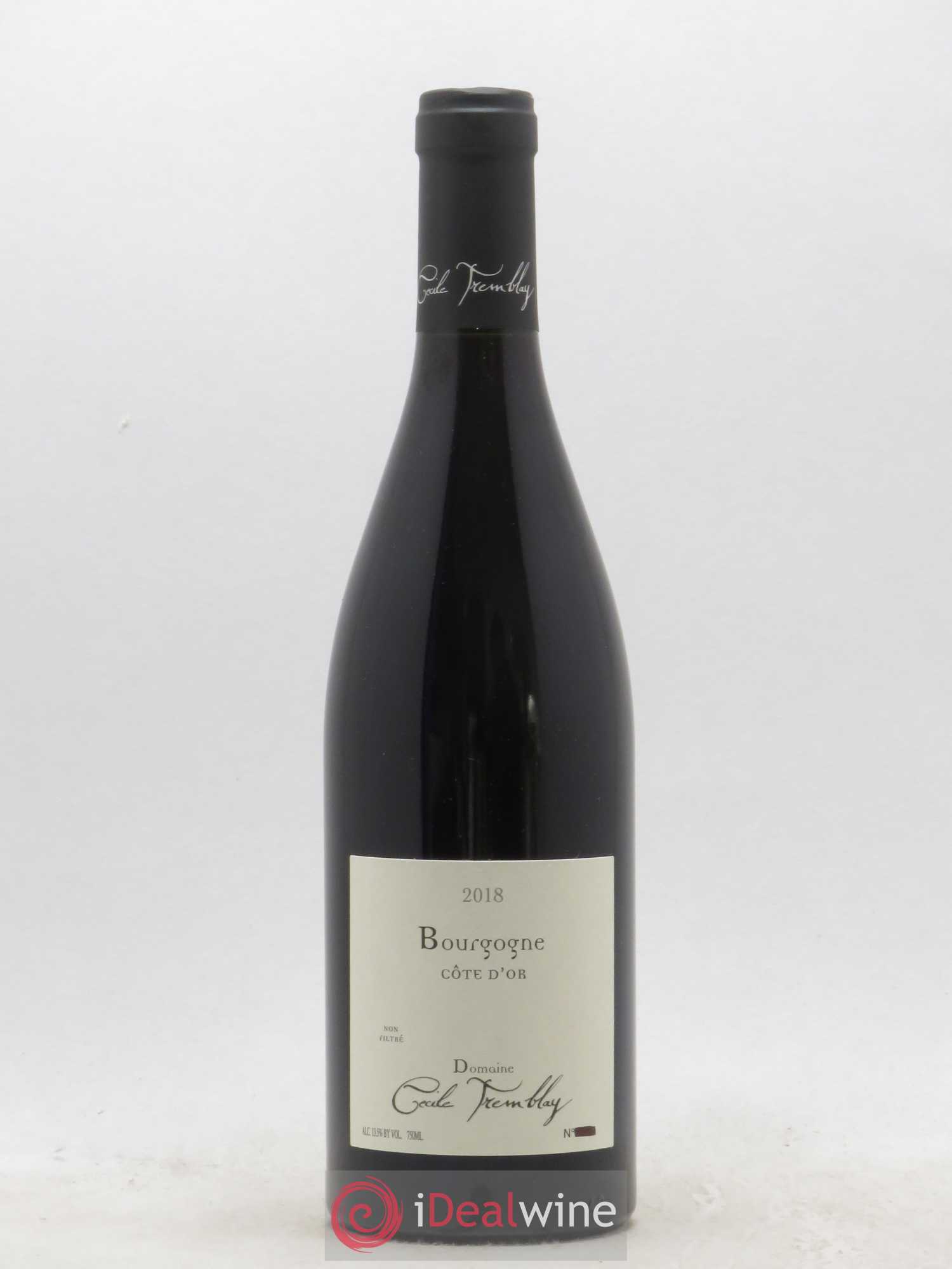 Bourgogne Côte-d'Or Cécile Tremblay 2018 - Lot de 1 bouteille - 0