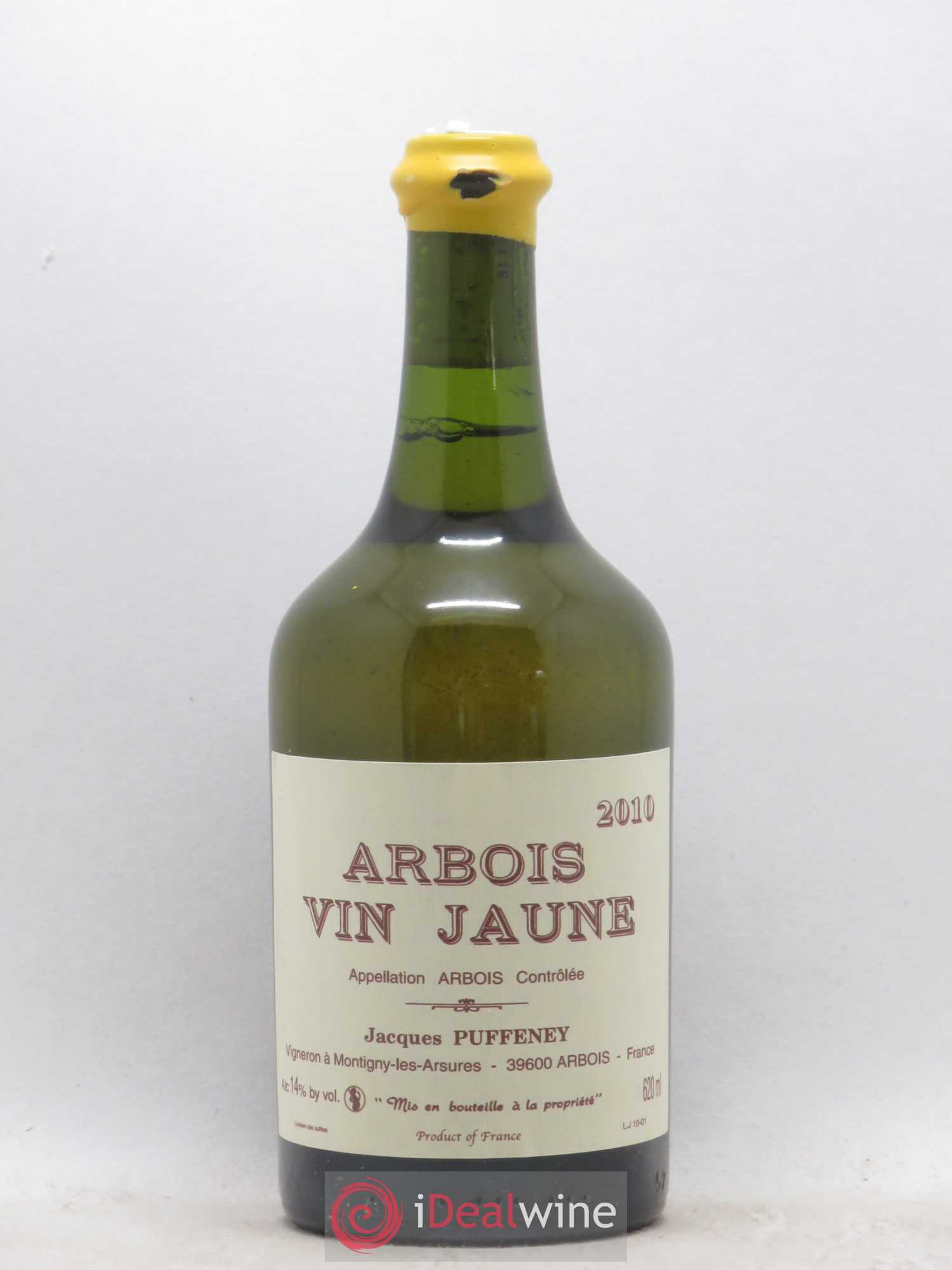 Arbois Vin Jaune Jacques Puffeney 2010 - Lot de 1 bouteille - 0