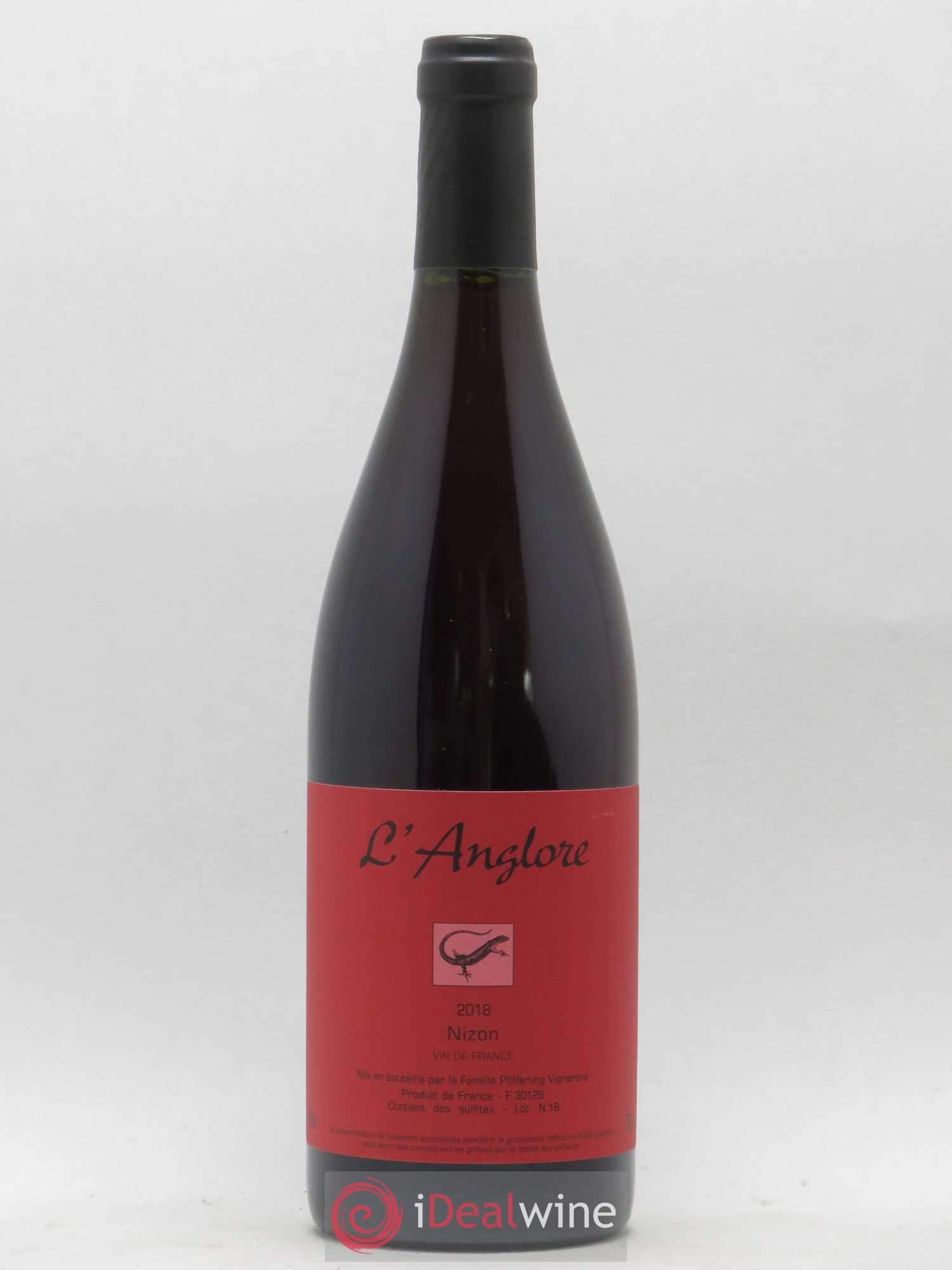 Vin de France Nizon L'Anglore 2018 - Lot de 1 bouteille - 0