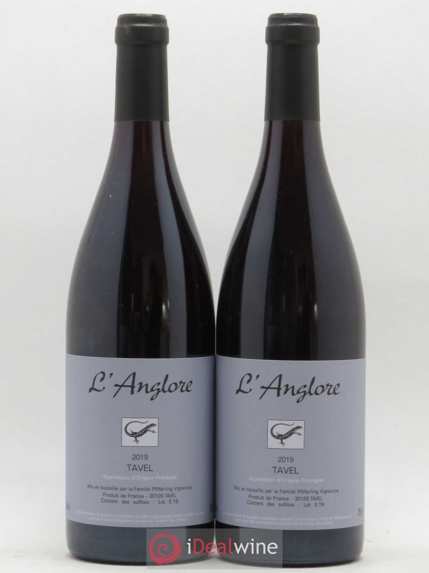 Tavel L'Anglore 2019 - Posten von 2 Flaschen - 0