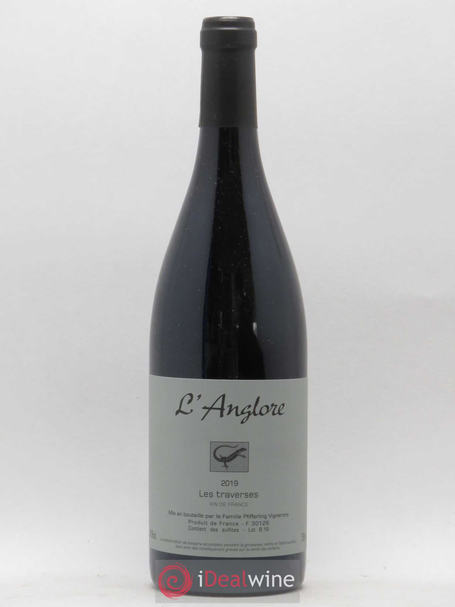 Vin de France Les Traverses L'Anglore 2019 - Lot de 1 bouteille - 0