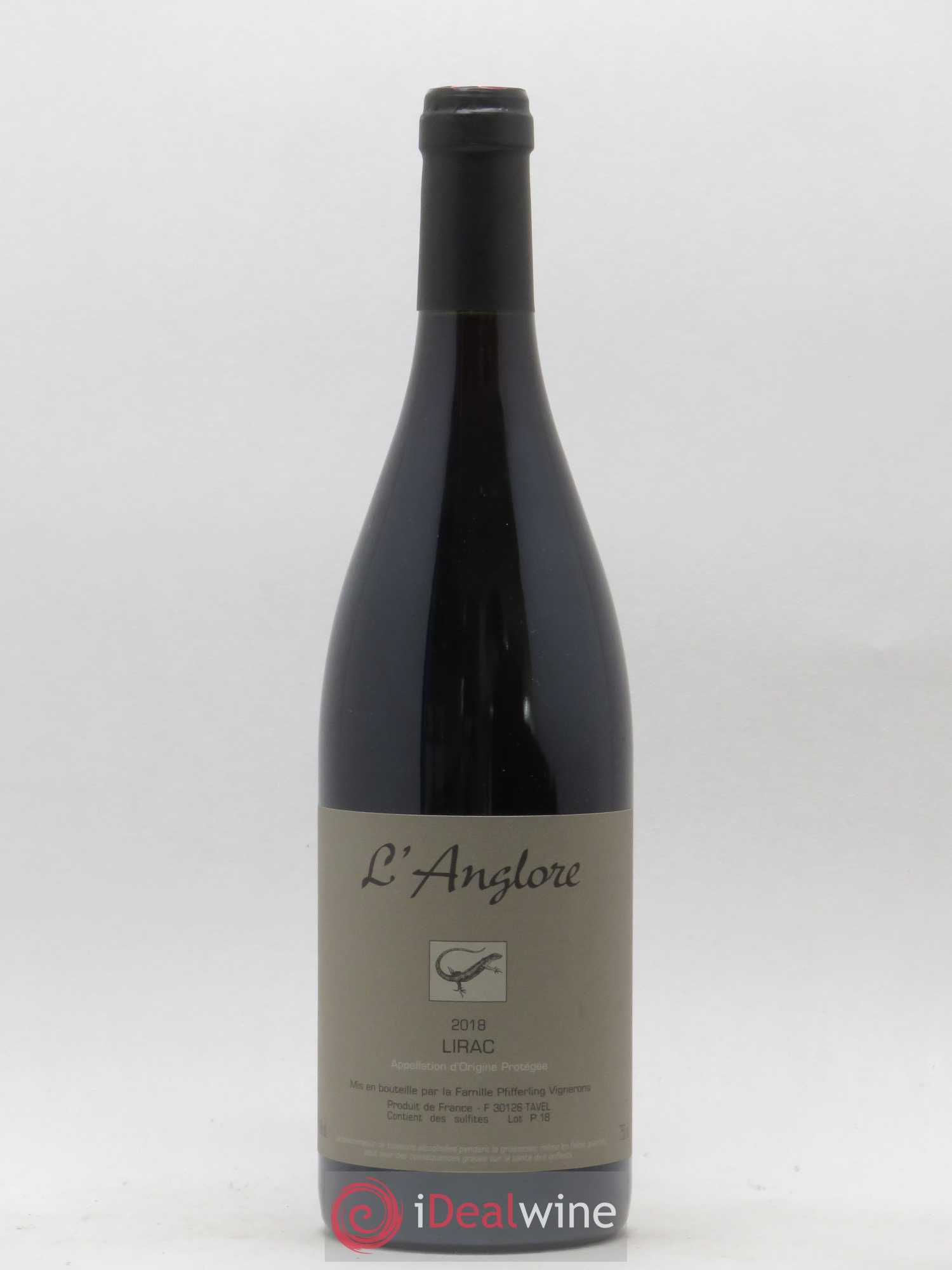 Lirac L'Anglore 2018 - Lot de 1 bouteille - 0