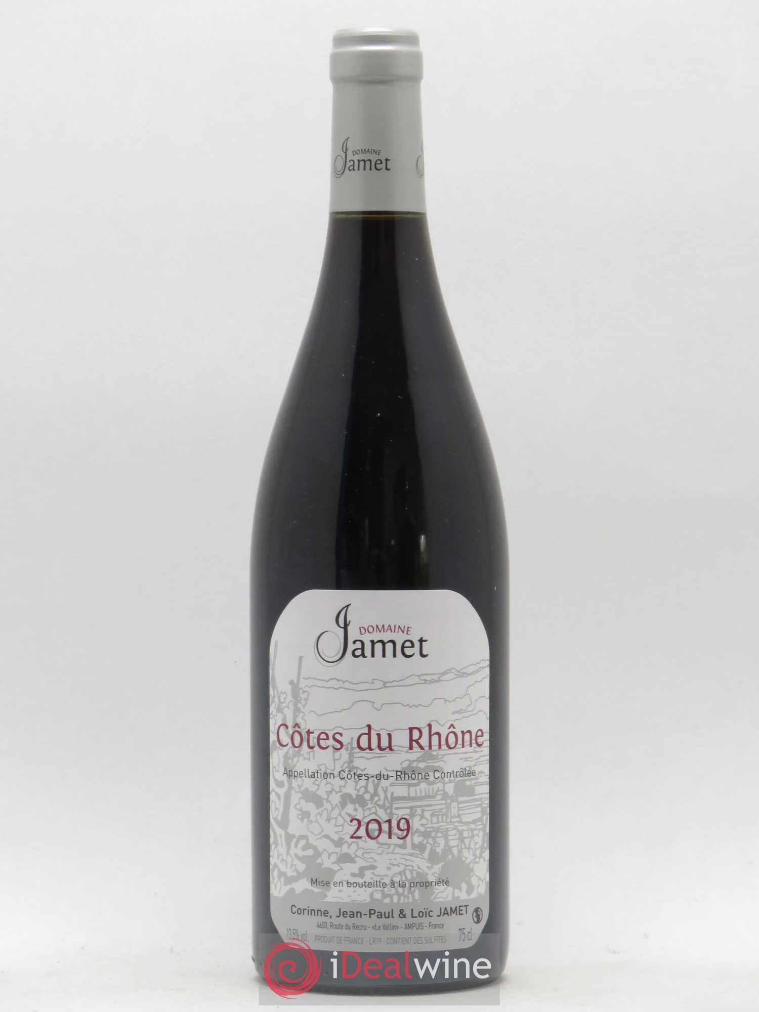 Côtes-du-Rhône Jamet (Domaine) 2019 - Lot de 1 bouteille - 0