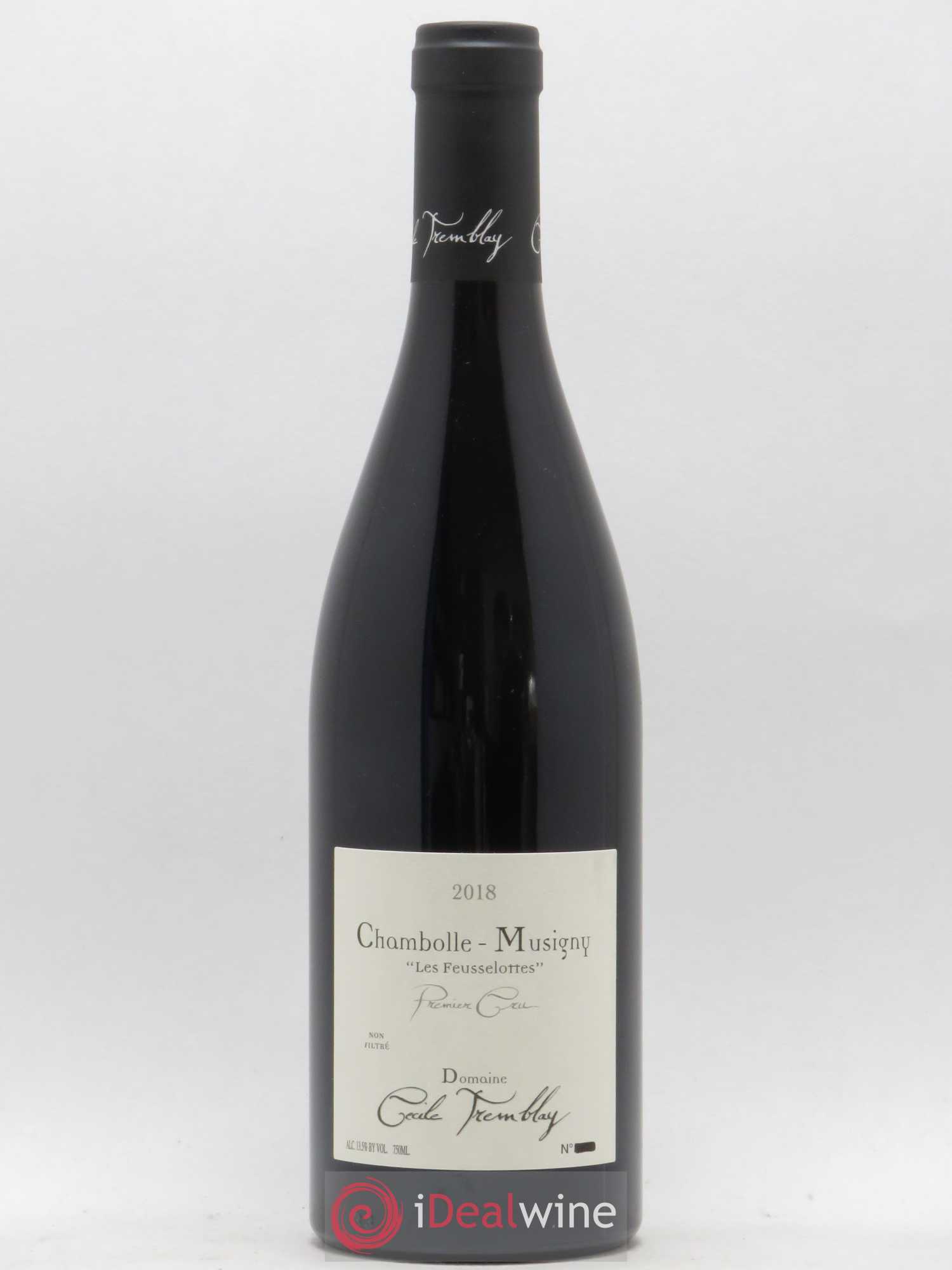 Chambolle-Musigny 1er Cru Les Feusselottes Cécile Tremblay 2018 - Lot de 1 bouteille - 0