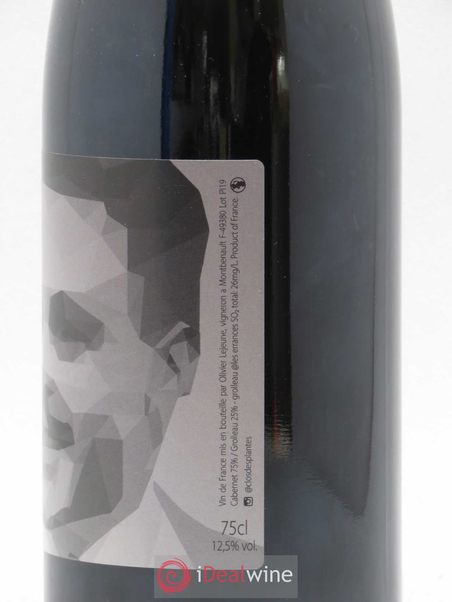 Vin de France Pelo Clos des Plantes Olivier Lejeune 2019 - Posten von 1 Flasche - 2