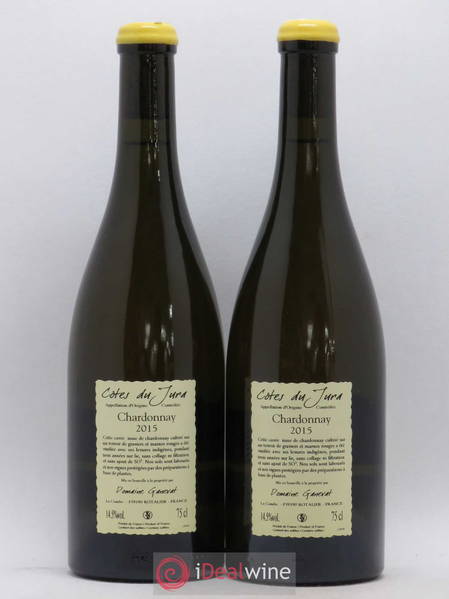 Côtes du Jura Les Gryphées Vieilles Vignes Jean-François Ganevat (Domaine) 2015 - Lot de 2 bouteilles - 1