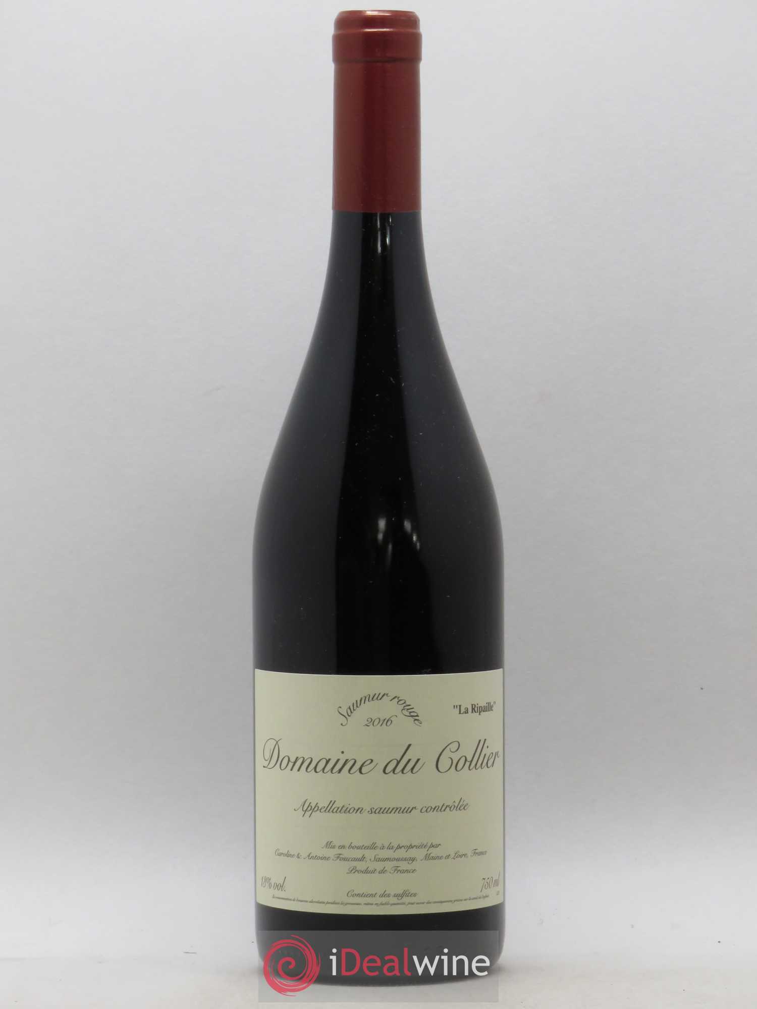Saumur La Ripaille Domaine du Collier 2016 - Lot de 1 bouteille - 0