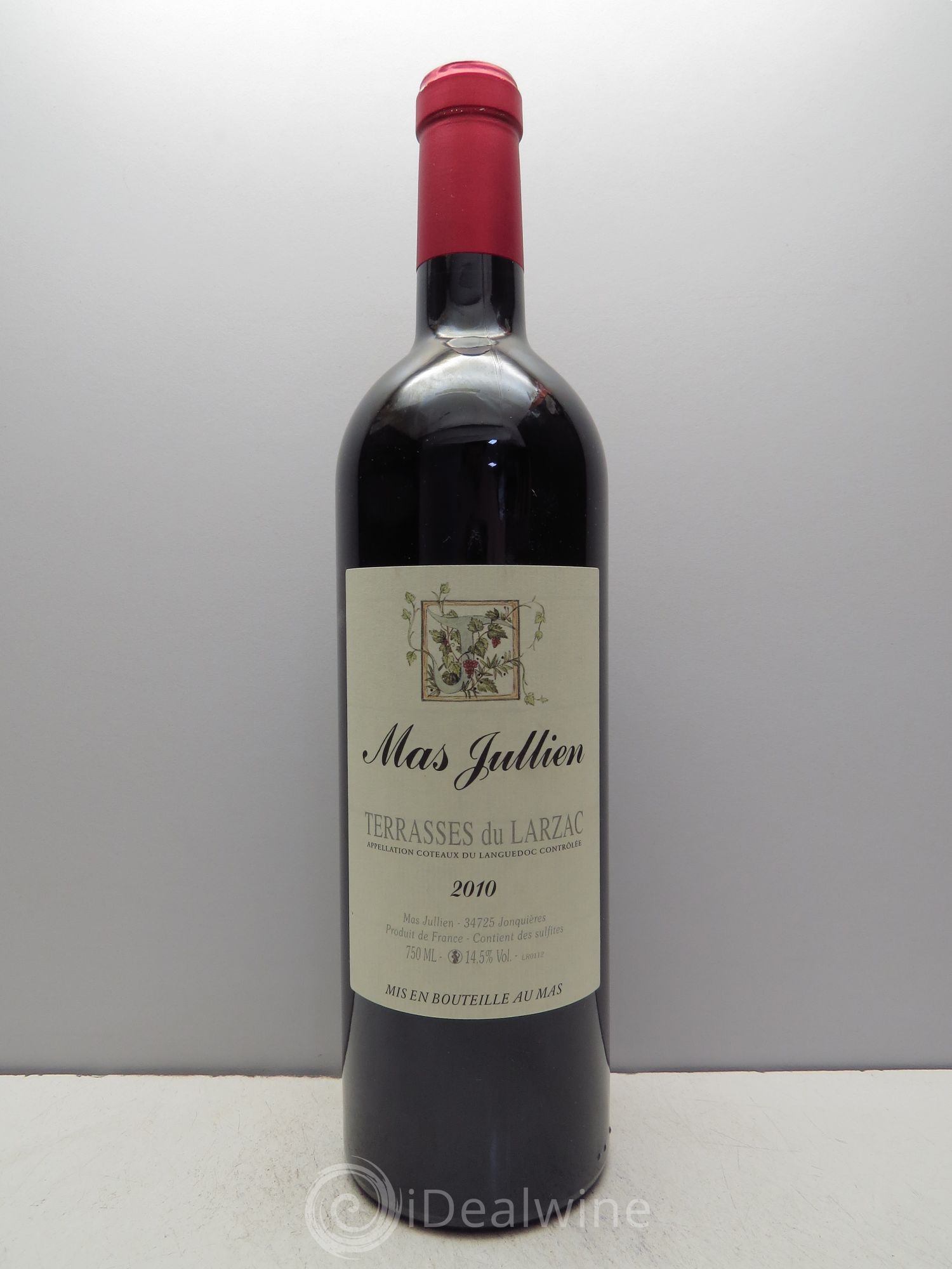 Terrasses du Larzac Mas Jullien Olivier Jullien 2010 - Lot de 1 bouteille - 0