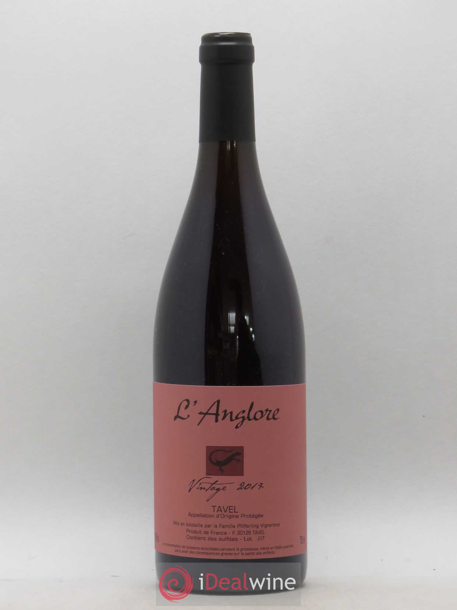Tavel Vintage L'Anglore 2017 - Lot de 1 bouteille - 0