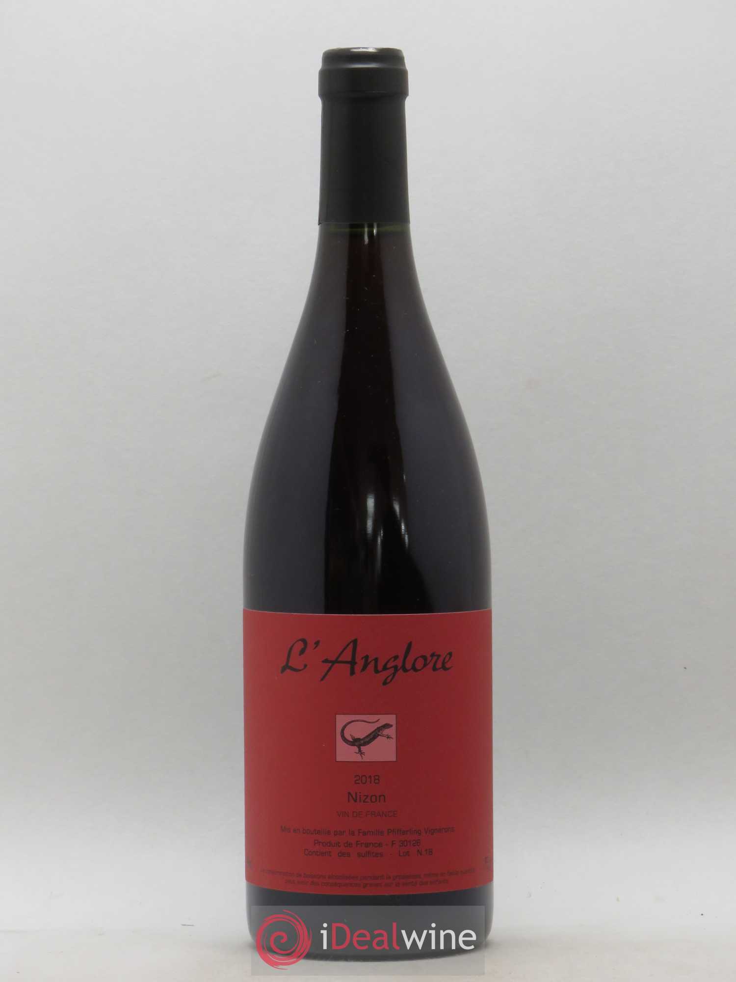 Vin de France Nizon L'Anglore 2018 - Lot de 1 bouteille - 0