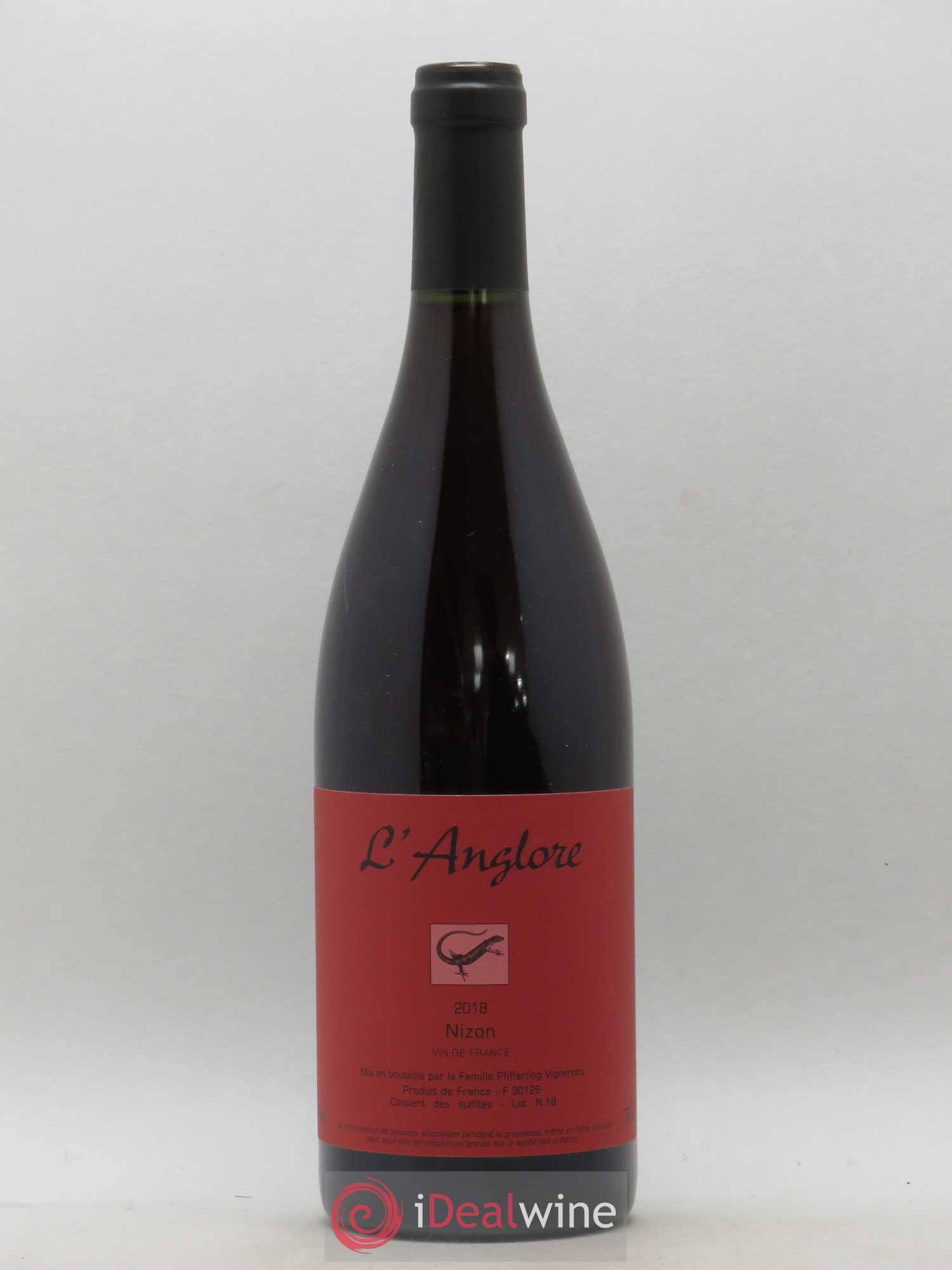 Vin de France Nizon L'Anglore 2018 - Lot de 1 bouteille - 0