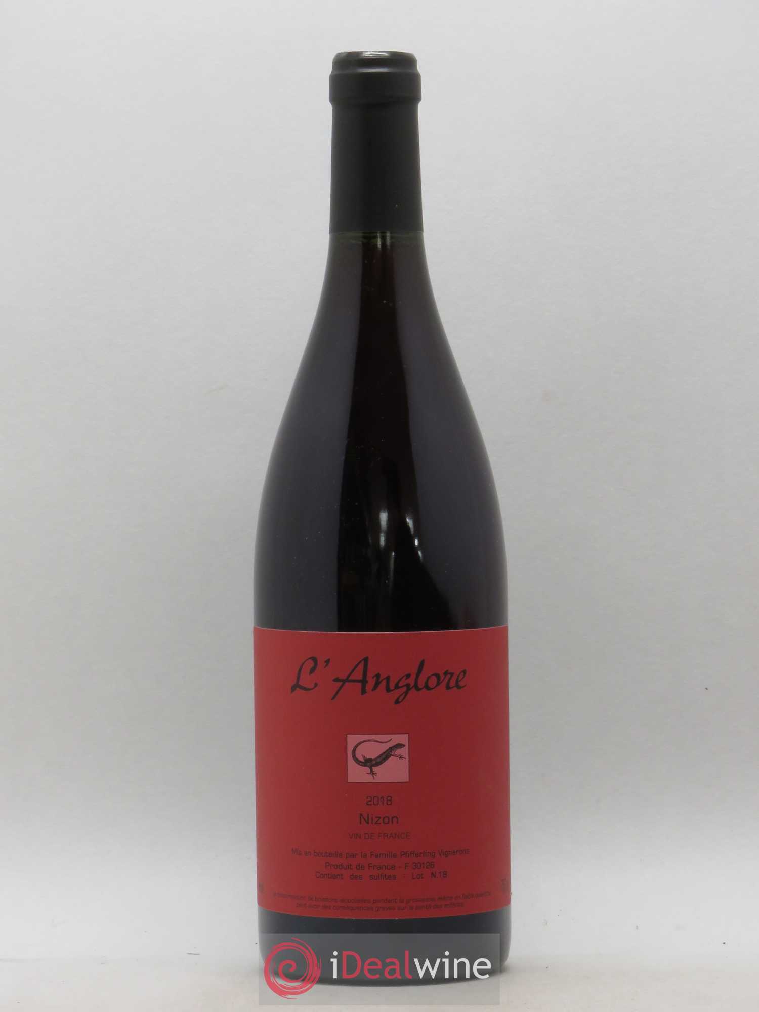 Vin de France Nizon L'Anglore 2018 - Lot de 1 bouteille - 0