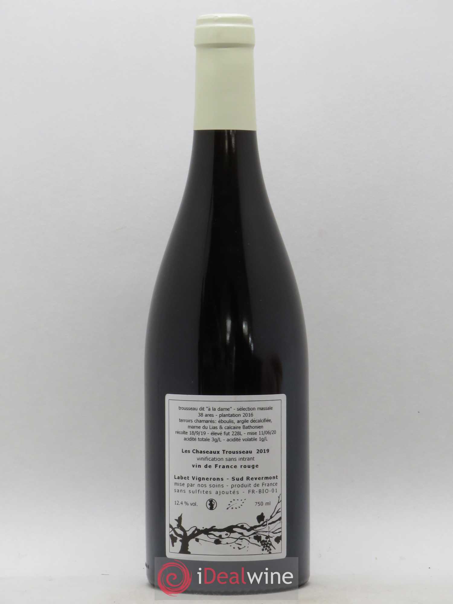 Côtes du Jura Les Chaseaux Trousseau Labet 2019 - Posten von 1 Flasche - 1