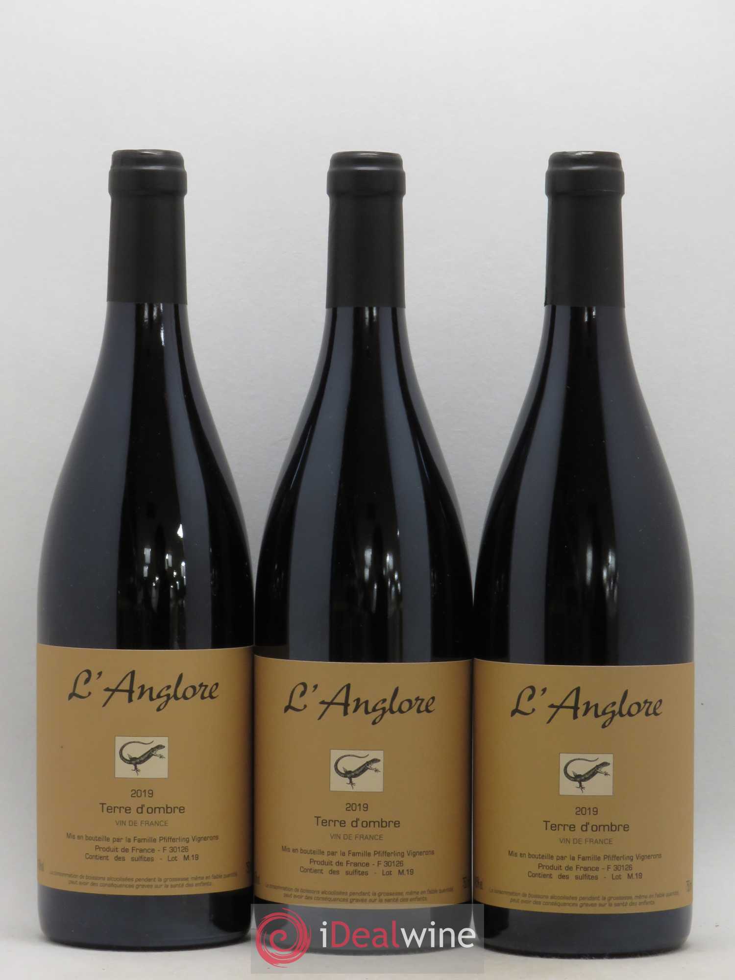 Vin de France Terre d'Ombre L'Anglore 2019 - Lot de 6 bouteilles - 1