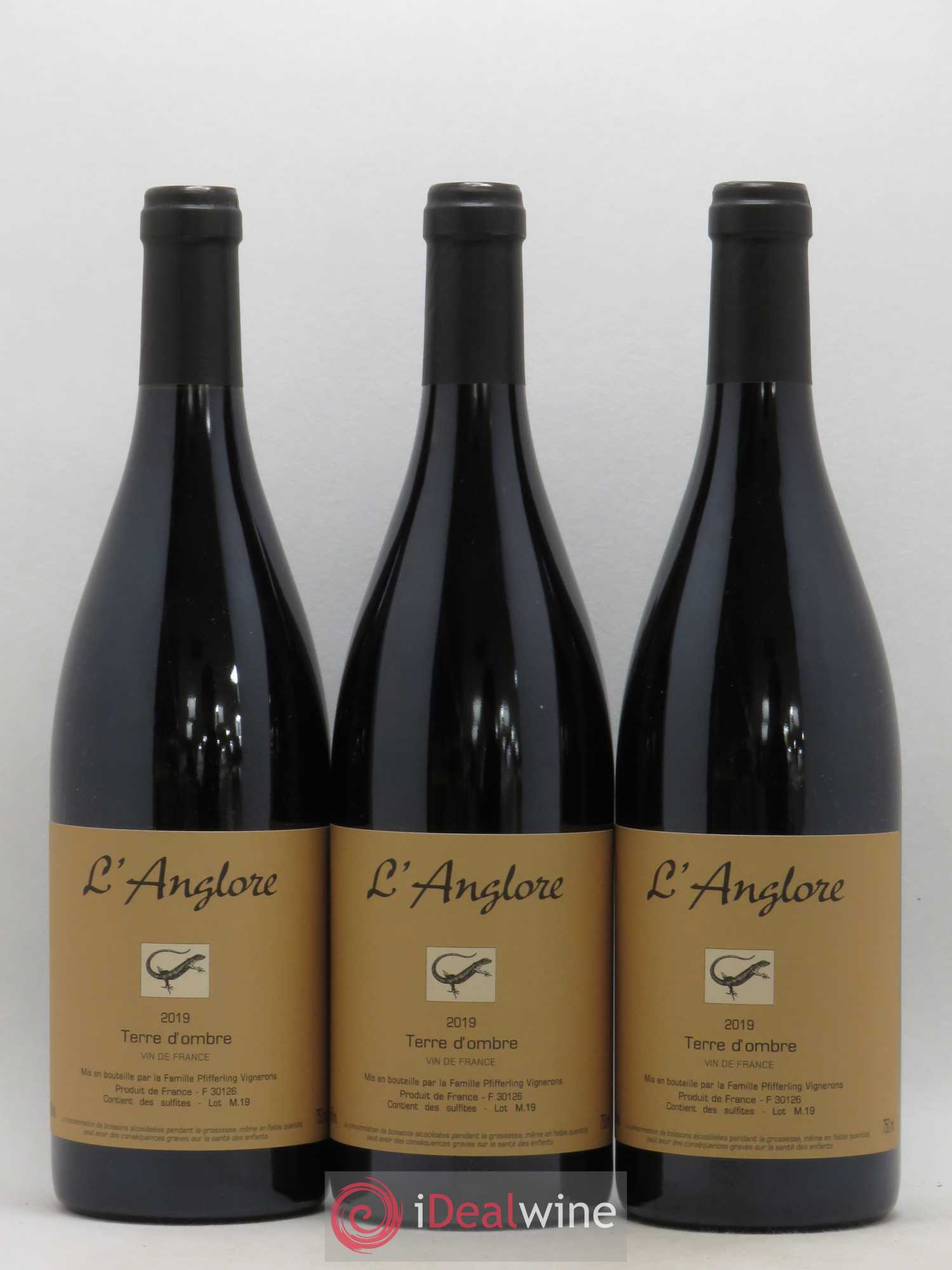 Vin de France Terre d'Ombre L'Anglore 2019 - Lot de 6 bouteilles - 2