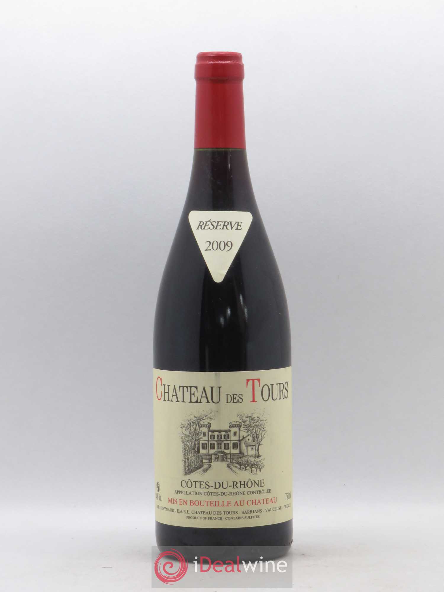 Côtes-du-Rhône Château des Tours Emmanuel Reynaud 2009 - Lot de 1 bouteille - 0