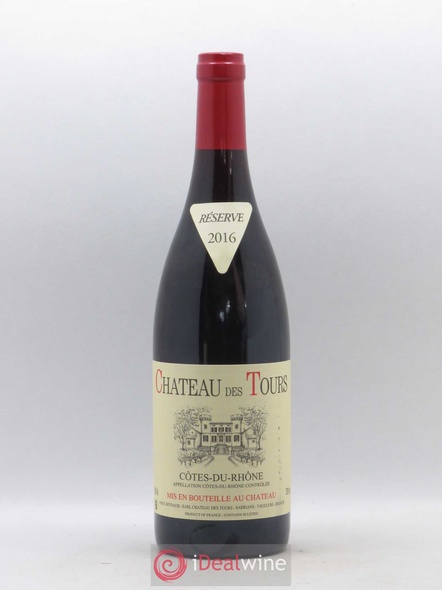 Côtes-du-Rhône Château des Tours Emmanuel Reynaud 2016 - Lot de 1 bouteille - 0