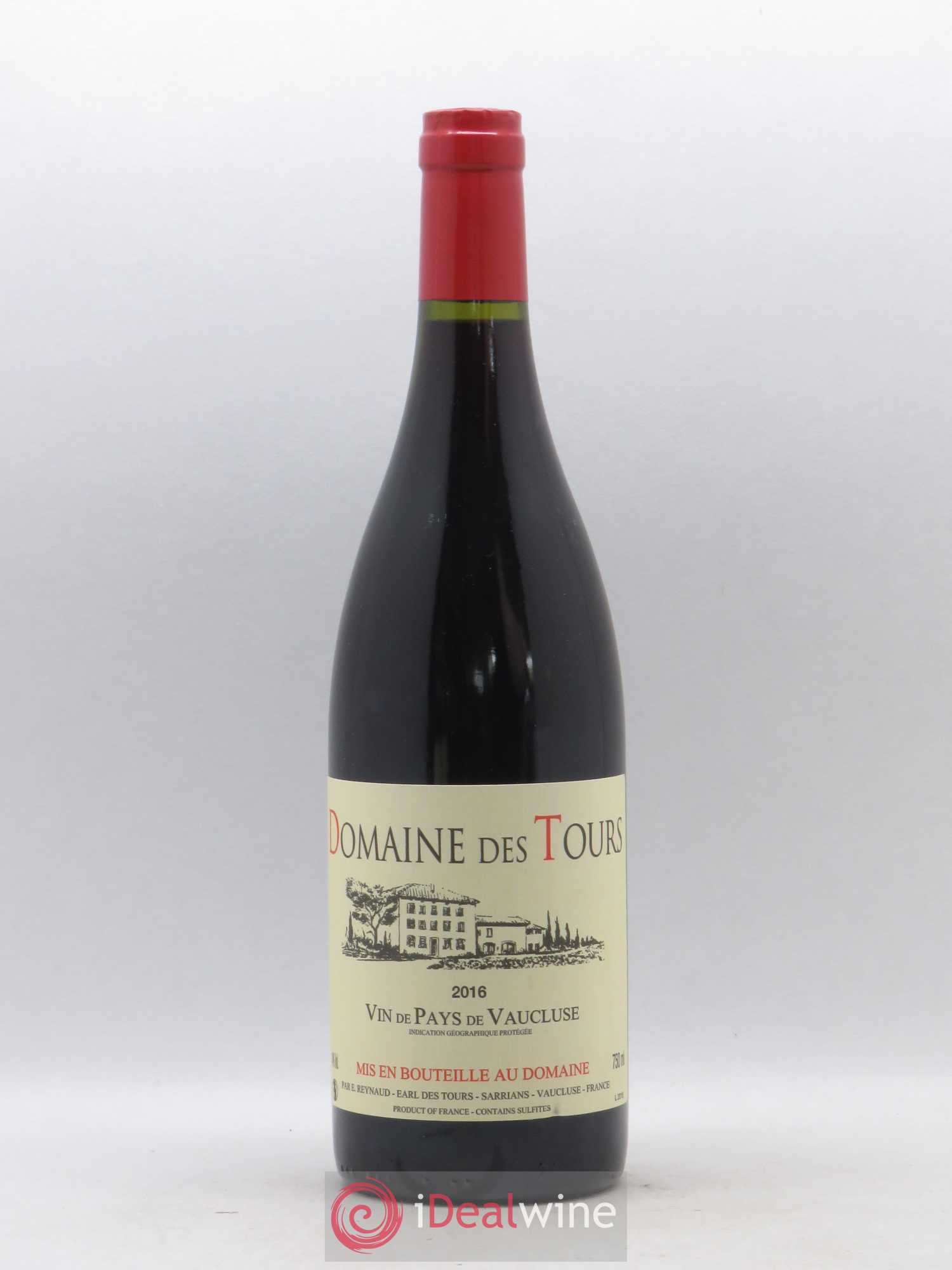 Vaucluse (Vin de Pays de Vaucluse) Domaine des Tours Emmanuel Reynaud 2016 - Lot de 1 bouteille - 0