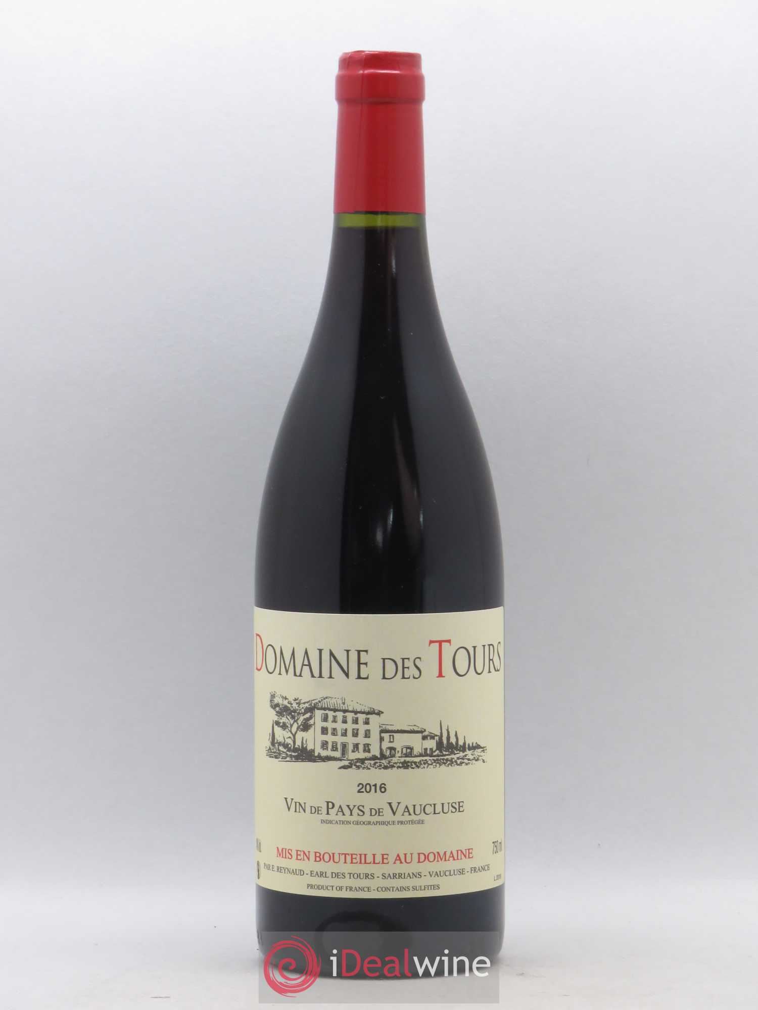 Vaucluse (Vin de Pays de Vaucluse) Domaine des Tours Emmanuel Reynaud 2016 - Lot de 1 bouteille - 0
