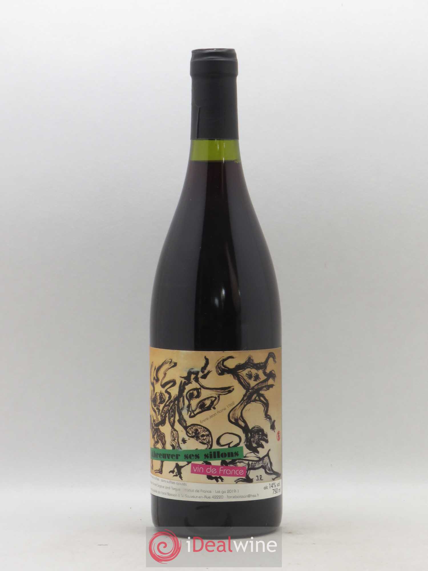 Vin de France Abreuver ses sillons Daniel Sage 2018 - Lot de 1 bouteille - 0