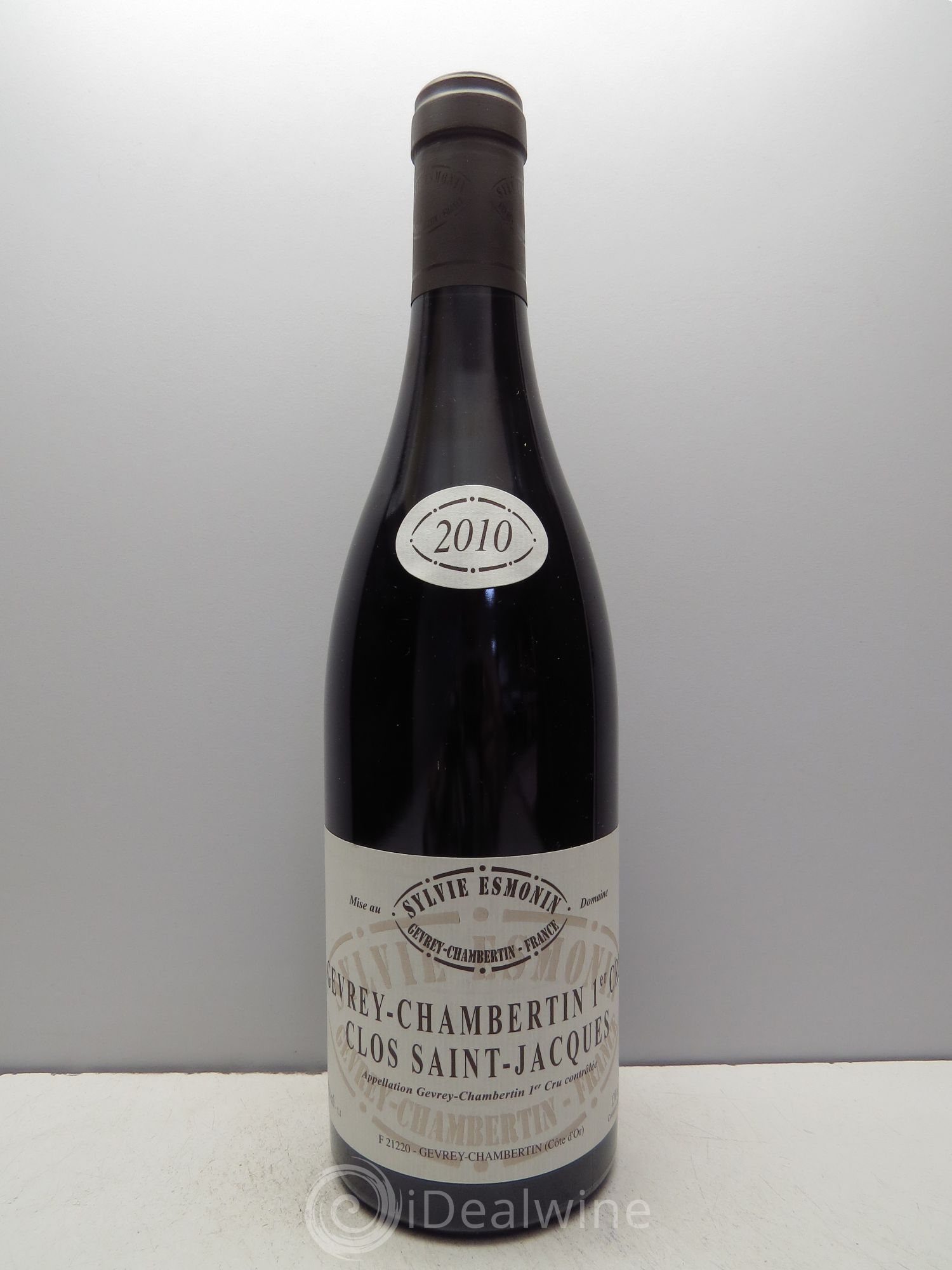Gevrey-Chambertin 1er Cru Clos Saint Jacques Sylvie Esmonin 2010 - Lot de 1 bouteille - 0