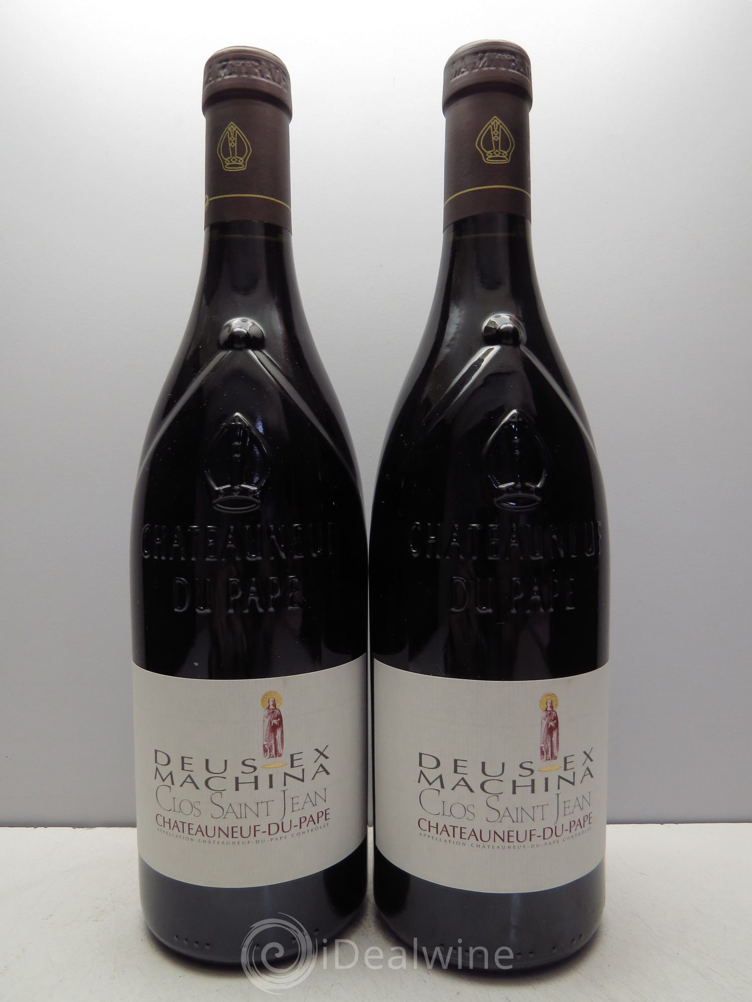 Châteauneuf-du-Pape Clos Saint-Jean Deus Ex Machina Pascal et Vincent Maurel 2011 - Lot de 2 bouteilles - 0
