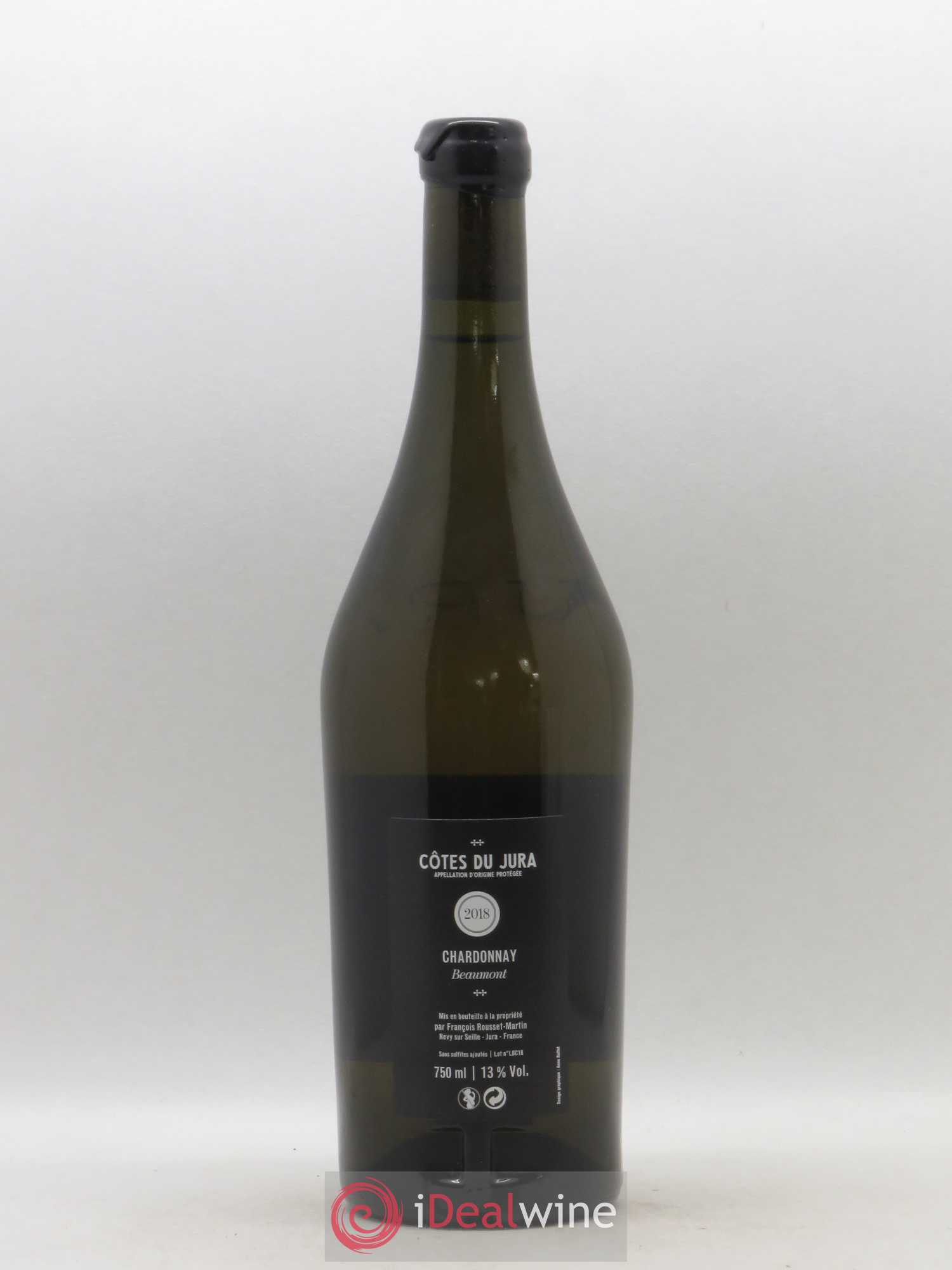 Côtes du Jura Chardonnay Beaumont Francois Rousset Martin 2018 - Lot of 1 bottle - 1