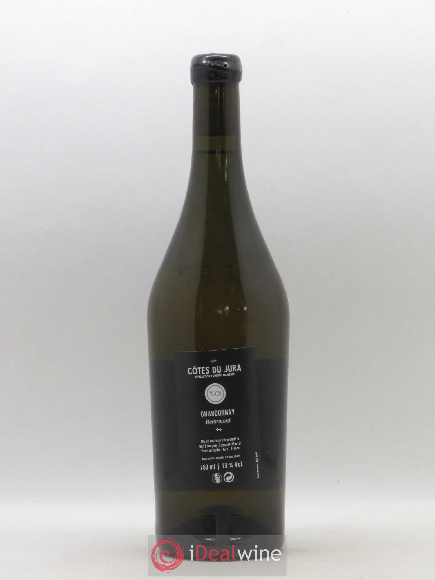Côtes du Jura Chardonnay Beaumont Francois Rousset Martin 2018 - Lot de 1 bouteille - 1