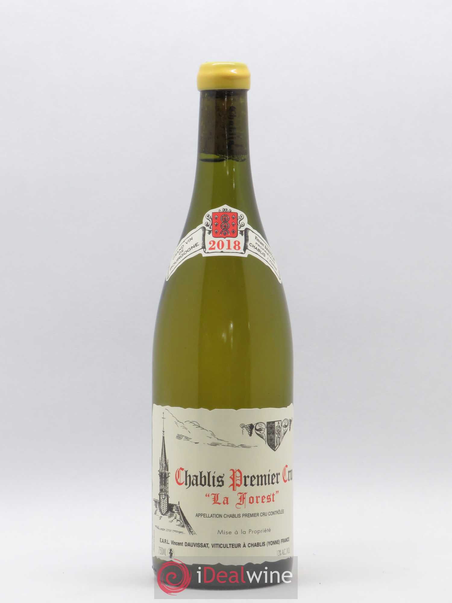 Chablis 1er Cru La Forest Vincent Dauvissat (Domaine) 2018 - Lot de 1 bouteille - 0