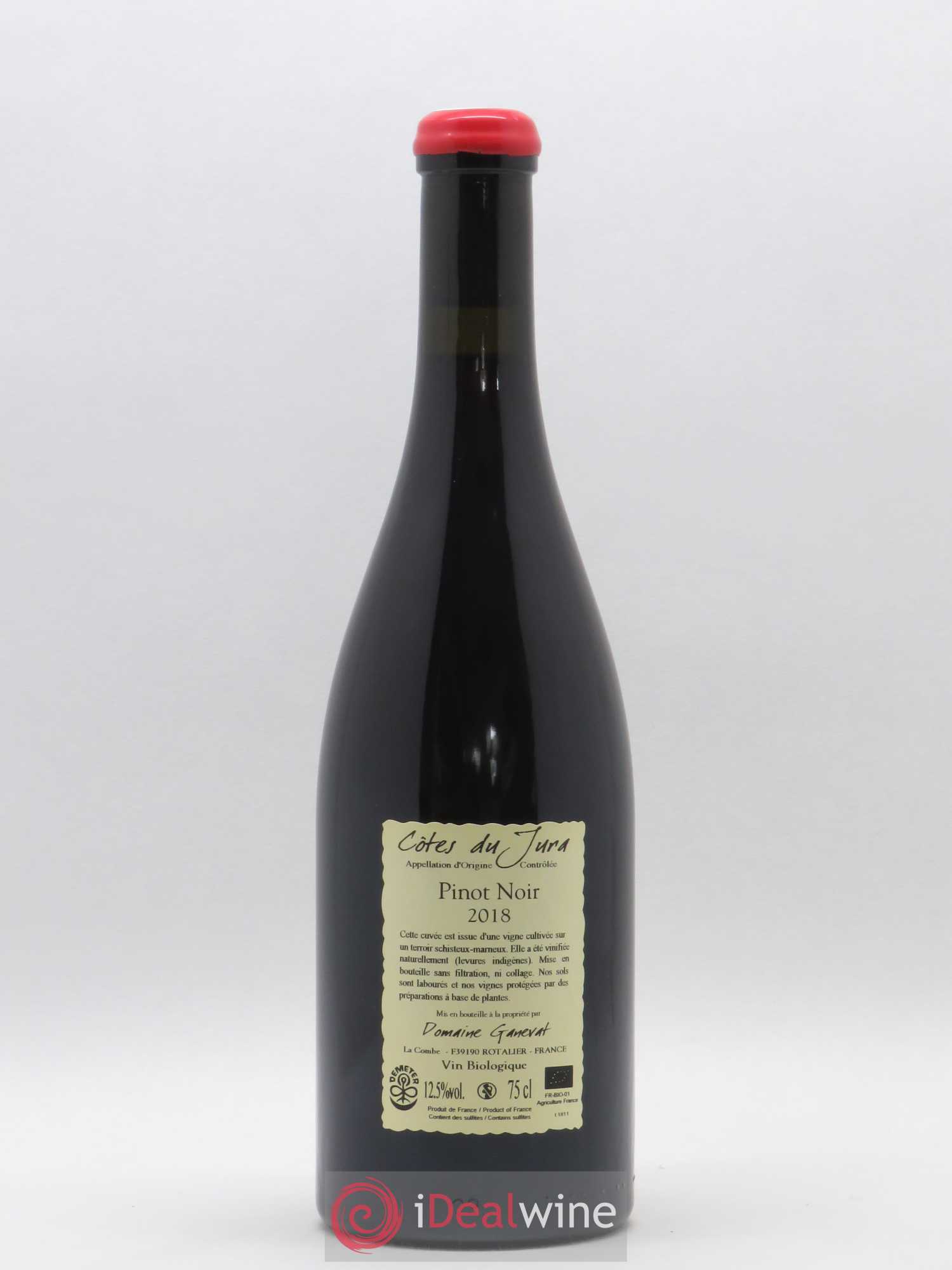 Côtes du Jura Pinot Noir En Billat Jean-François Ganevat (Domaine) 2018 - Lot de 1 bouteille - 1