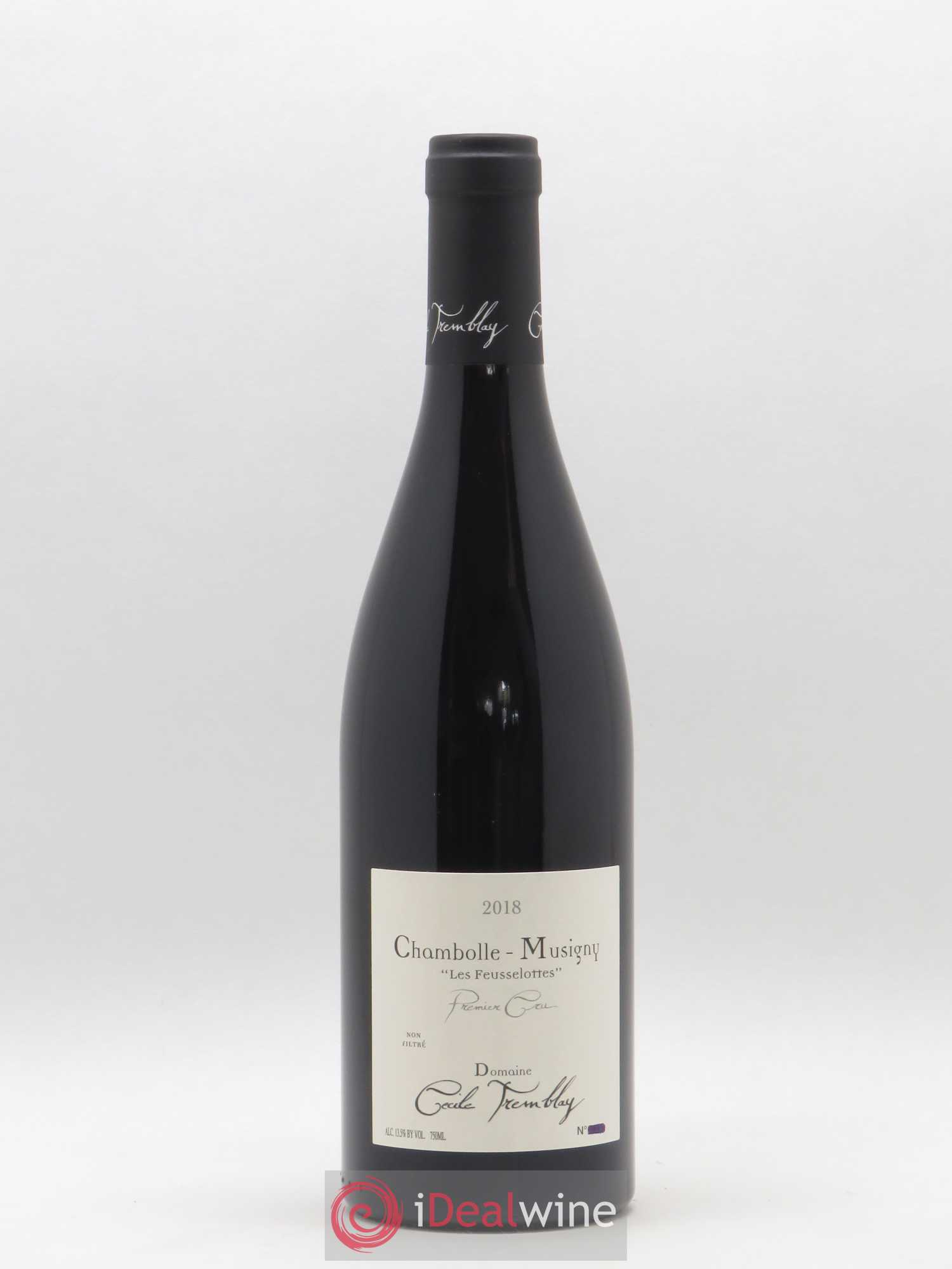Chambolle-Musigny 1er Cru Les Feusselottes Cécile Tremblay 2018 - Lot de 1 bouteille - 0