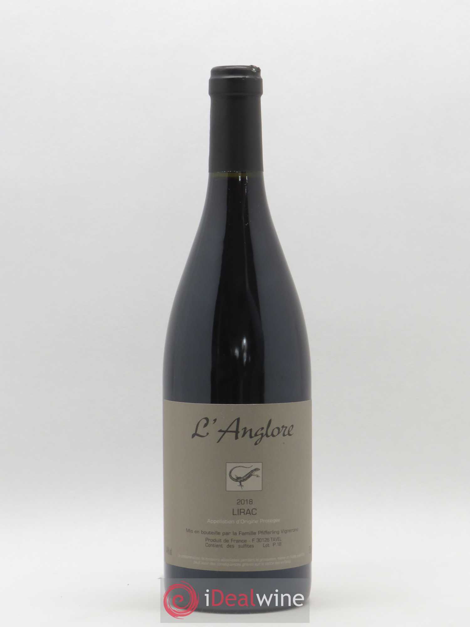 Lirac L'Anglore 2018 - Lot de 1 bouteille - 0