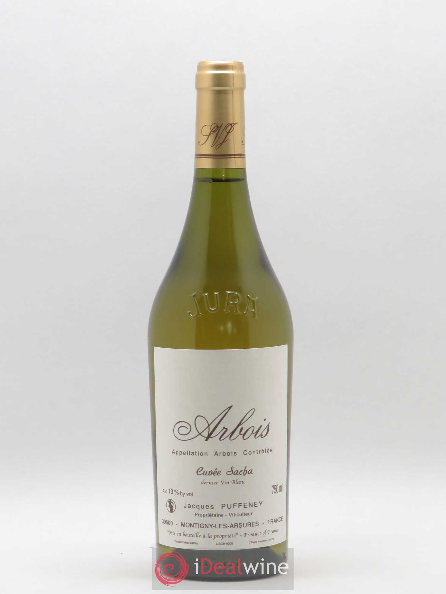 Arbois Cuvée Sacha Jacques Puffeney - Lot de 1 bouteille - 0