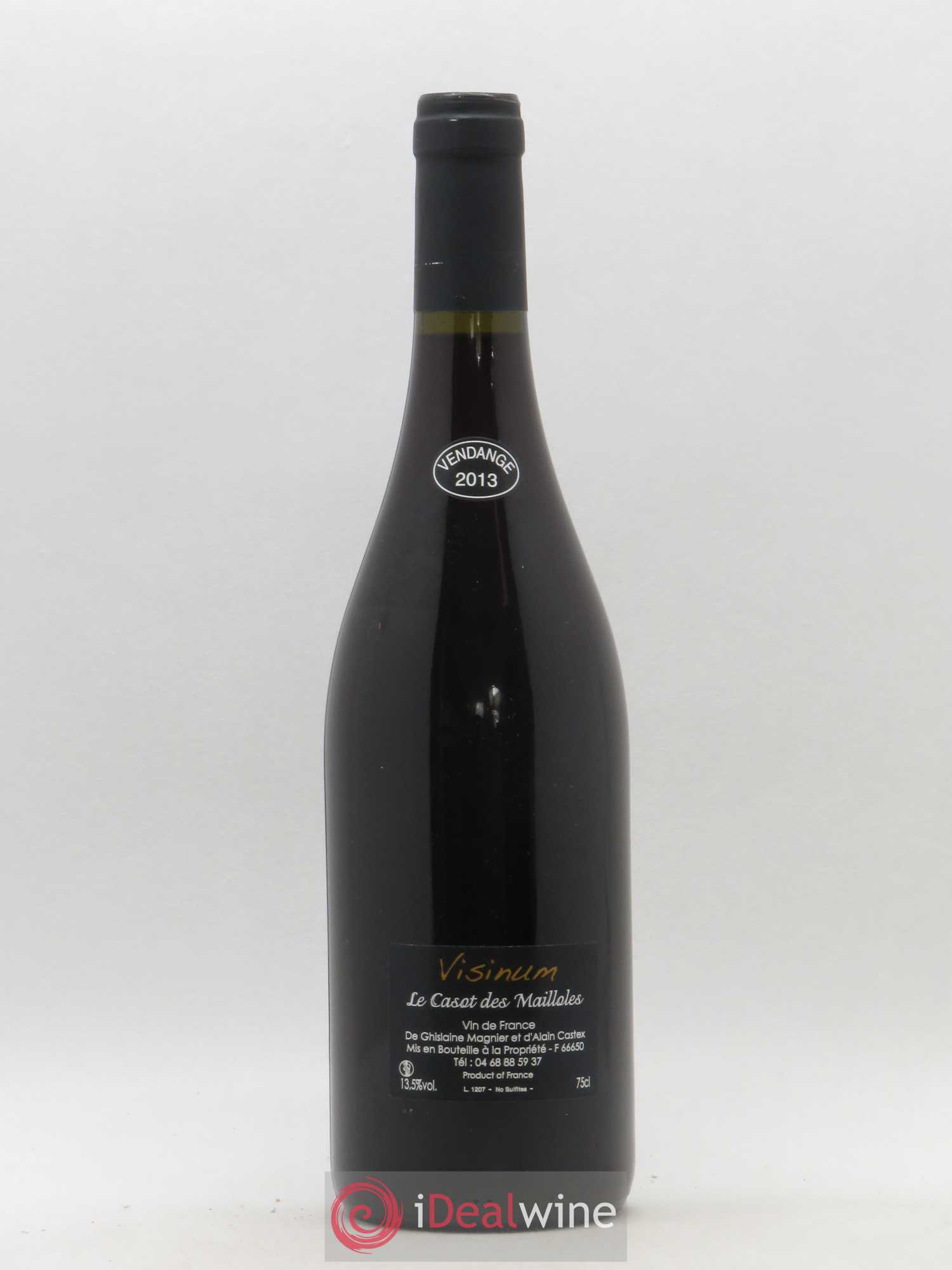 Vin de France Visinum Le Casot des Mailloles 2013 - Lot de 1 bouteille - 1