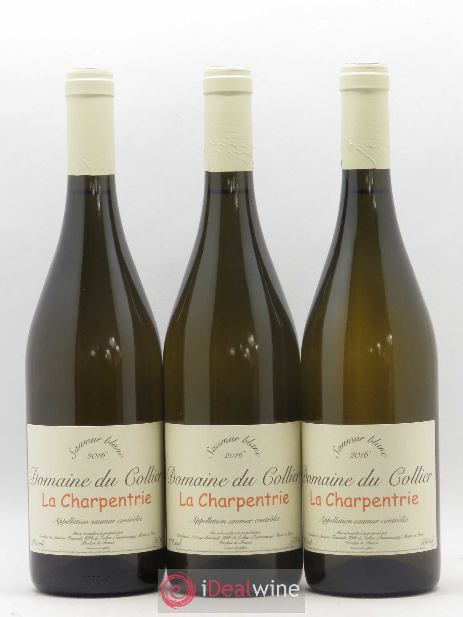 Saumur La Charpentrie Domaine du Collier 2016 - Lot de 6 bouteilles - 2